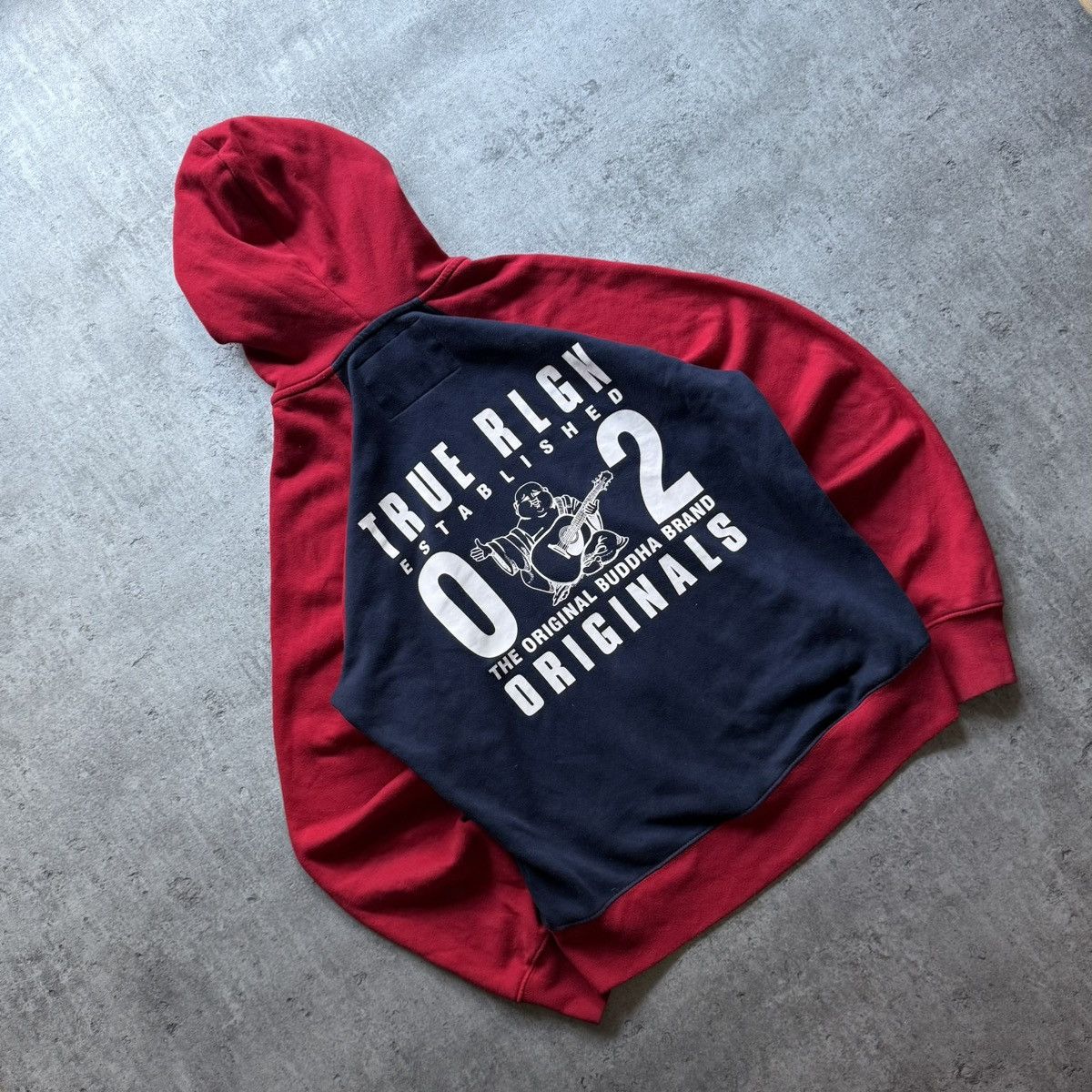 True Religion × Vintage Vintage True Religion Big Back Logo ZIP-Up Hoodie Size US L / EU 52-54 / 3 - 2 Thumbnail