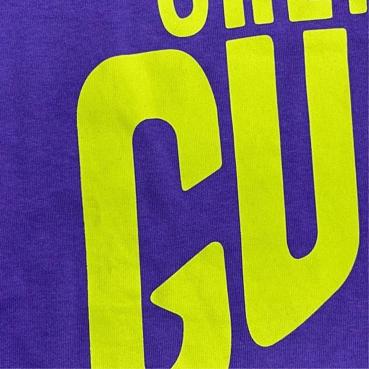 Gucci Gucci Purple Logo Print Short Sleeve T-Shirt-2507 Size L / US 10 / IT 46 - 5 Thumbnail