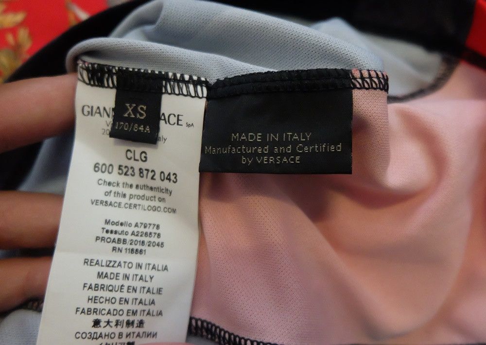 Versace Versace Fall/Winter 2018 Logo Jersey Soccer Size US XS / EU 42 / 0 - 6 Thumbnail