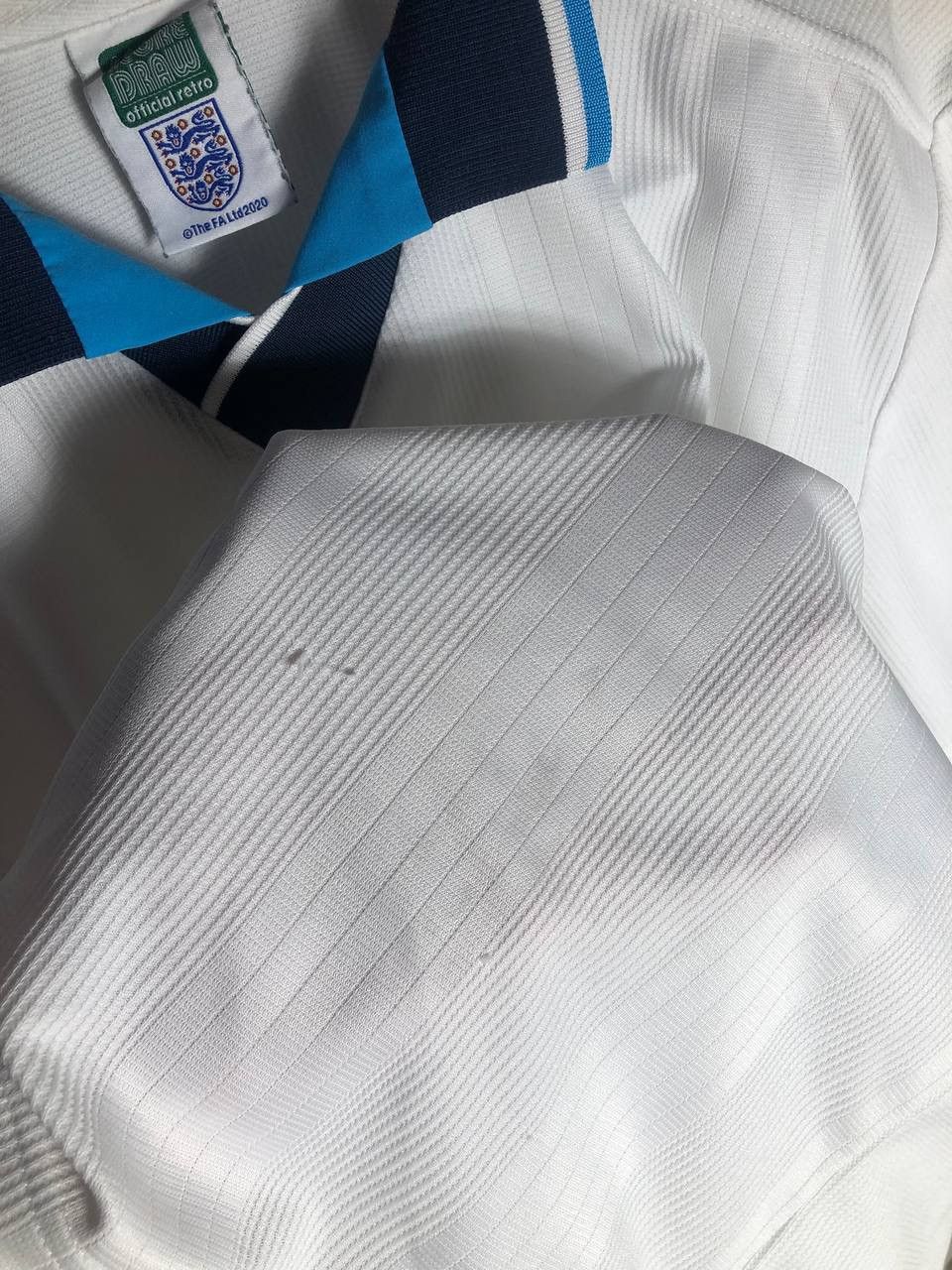 Vintage VERY RARE ENGLAND RETRO SOCCER JERSEY MANCHESTER 90s Y2K Size US M / EU 48-50 / 2 - 7 Thumbnail