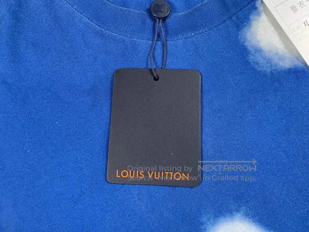 Louis Vuitton Louis Vuitton Men's Blue XL T-Shirt . Size US XL / EU 56 / 4 - 5 Thumbnail