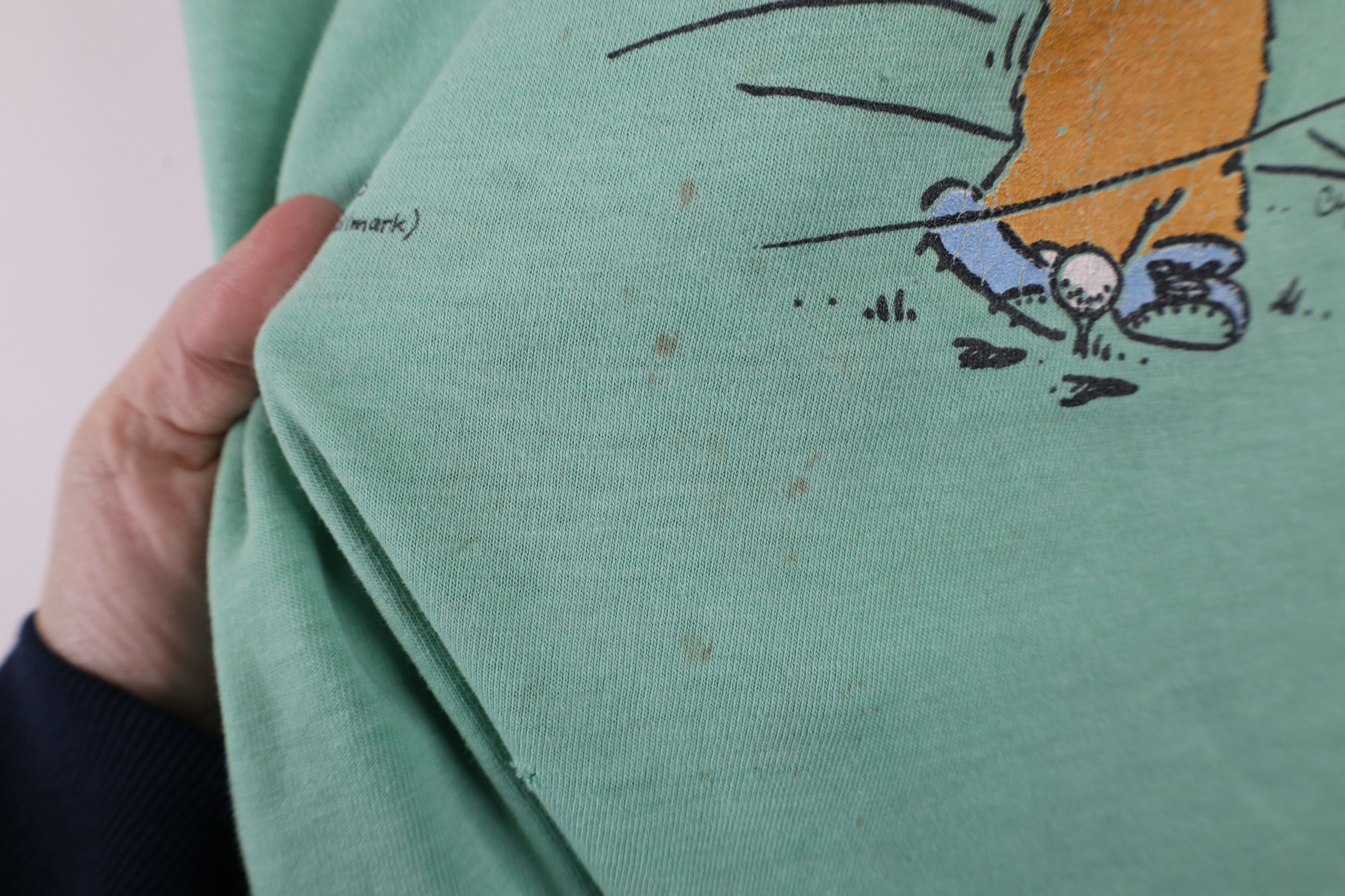 Vintage Vintage 80s 90s Funny Golf Short Sleeve T-Shirt Green USA Size US XL / EU 56 / 4 - 7 Thumbnail