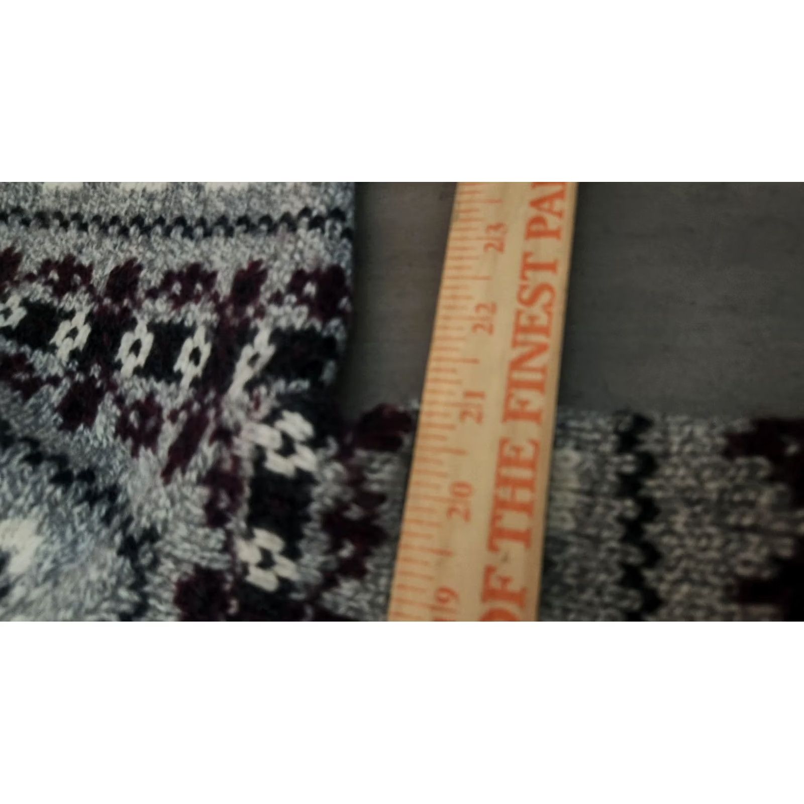 Vintage VINTAGE Woolrich Sweater Womens XL Gray Wool Knit Jumper Crew Neck Geometric Pattern Holiday Classic Outdoor Size XL / US 12-14 / IT 48-50 - 4 Thumbnail