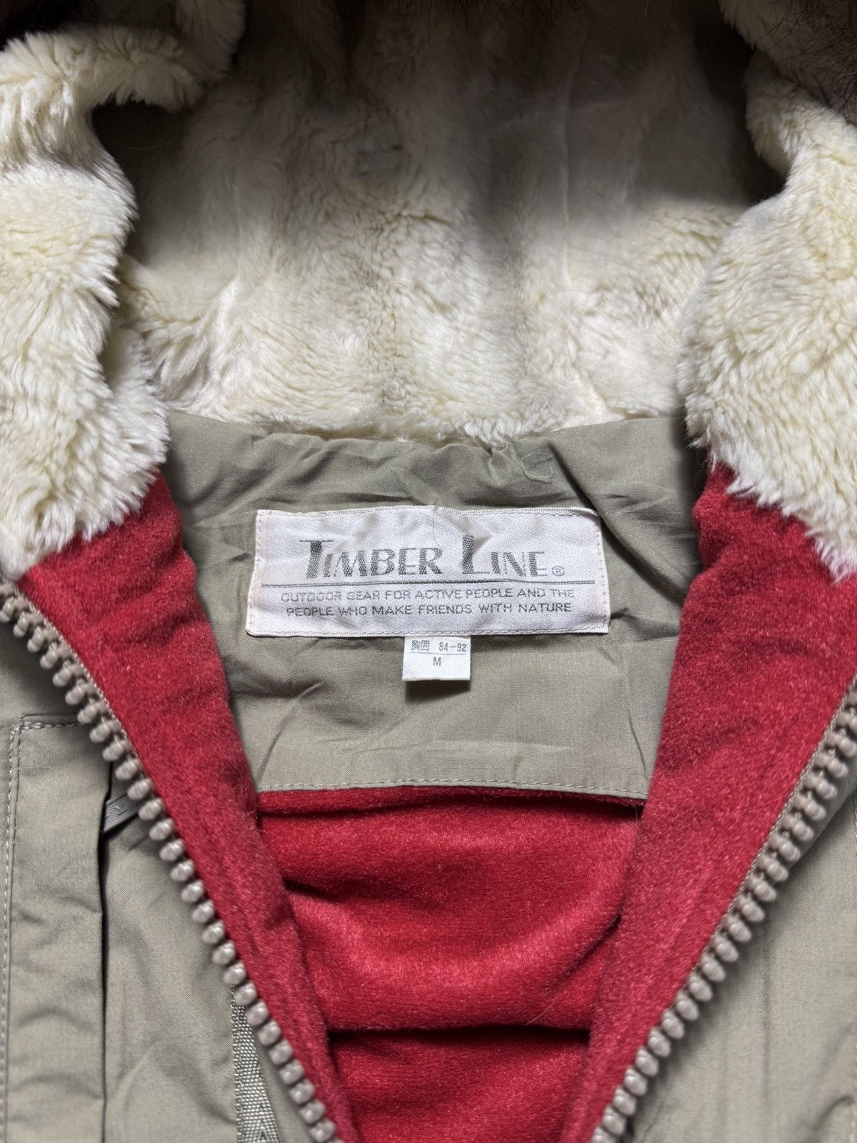 If Six Was Nine 2000s Timber Line by Daiwa Fur Faux Fishing Jacket Size US M / EU 48-50 / 2 - 5 Thumbnail