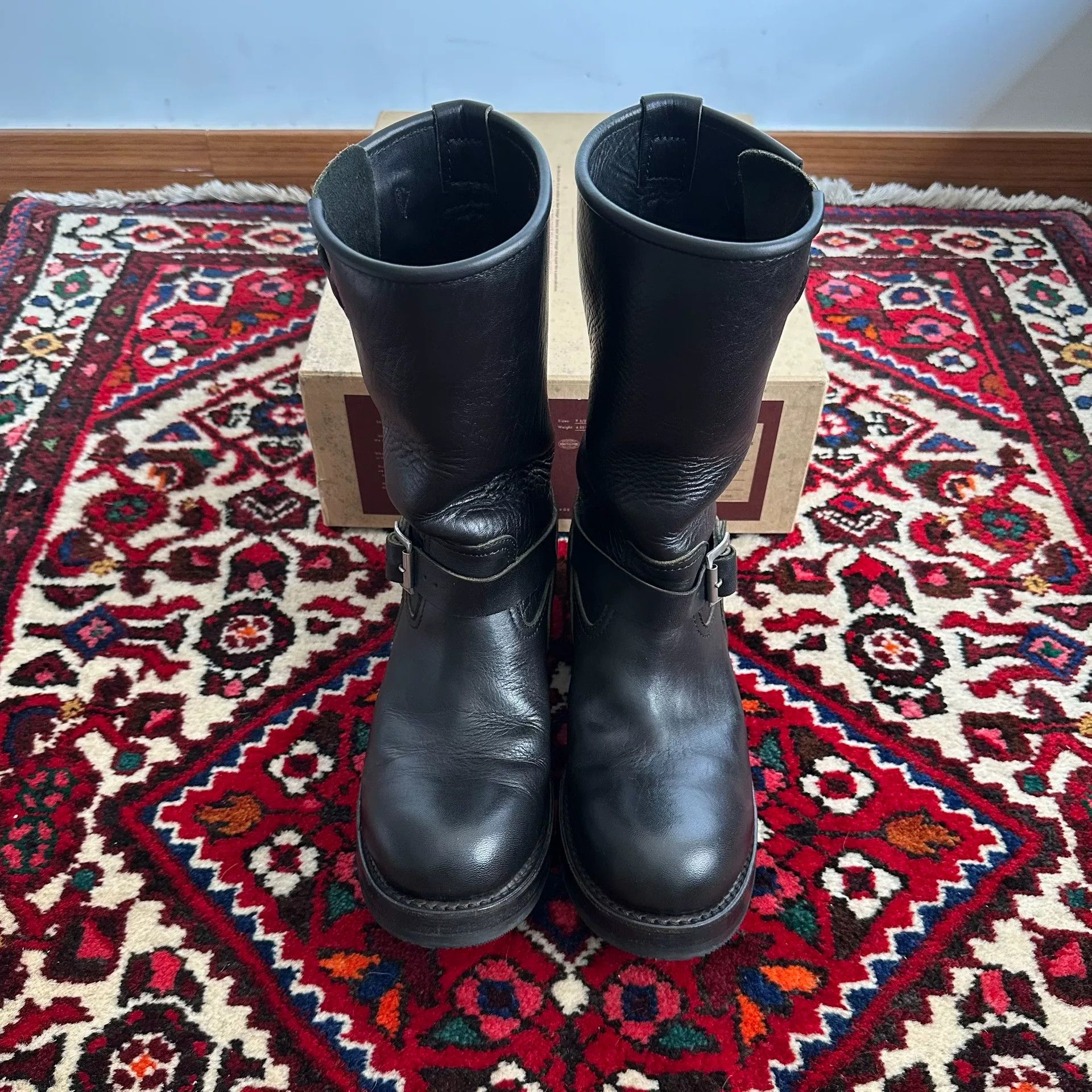 Viberg black engineer boots for men Size US 8 / EU 41 - 1 Thumbnail