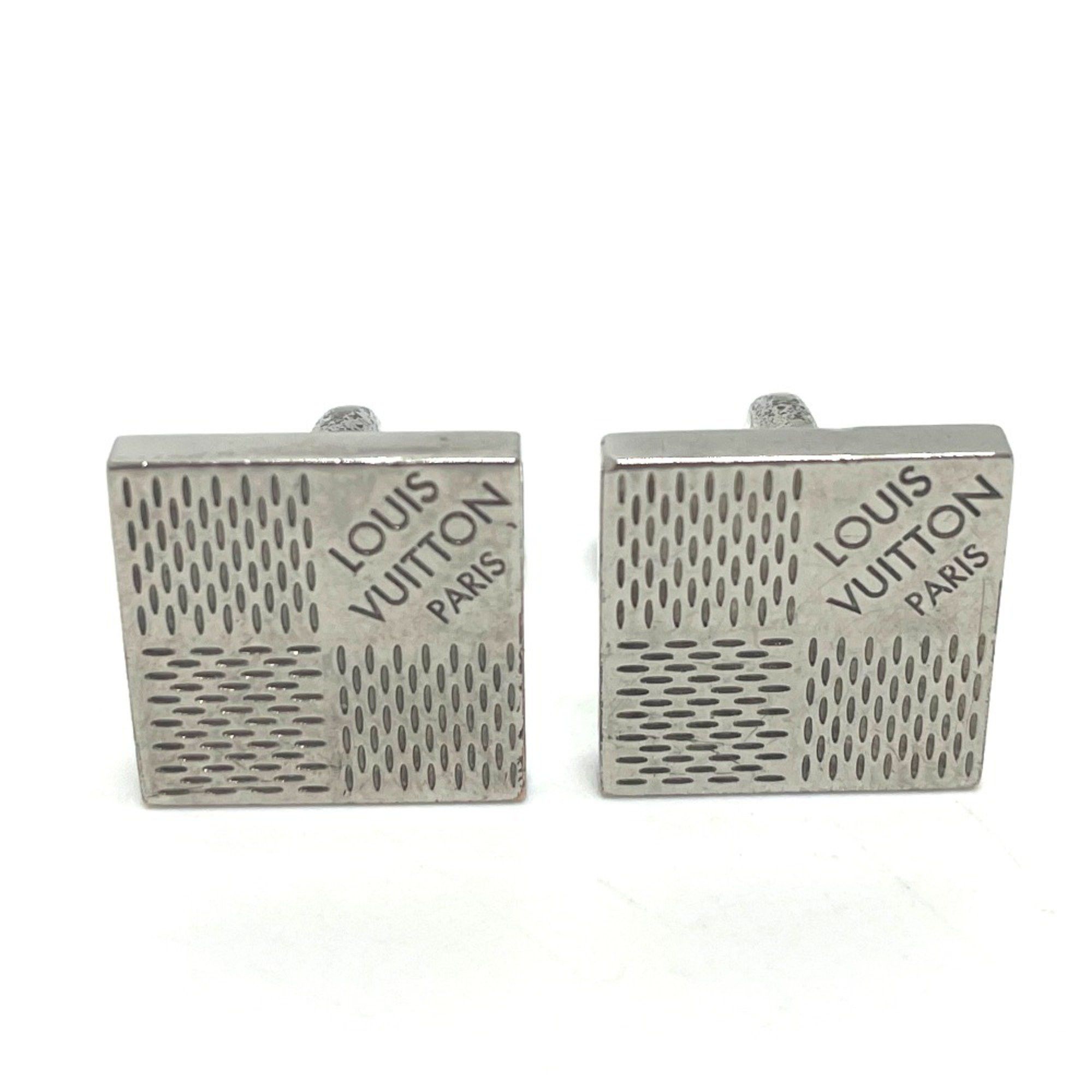 Louis Vuitton Louis Vuitton M61035 Damier 4 Cufflinks cuffs Silver Size ONE SIZE - 1 Thumbnail