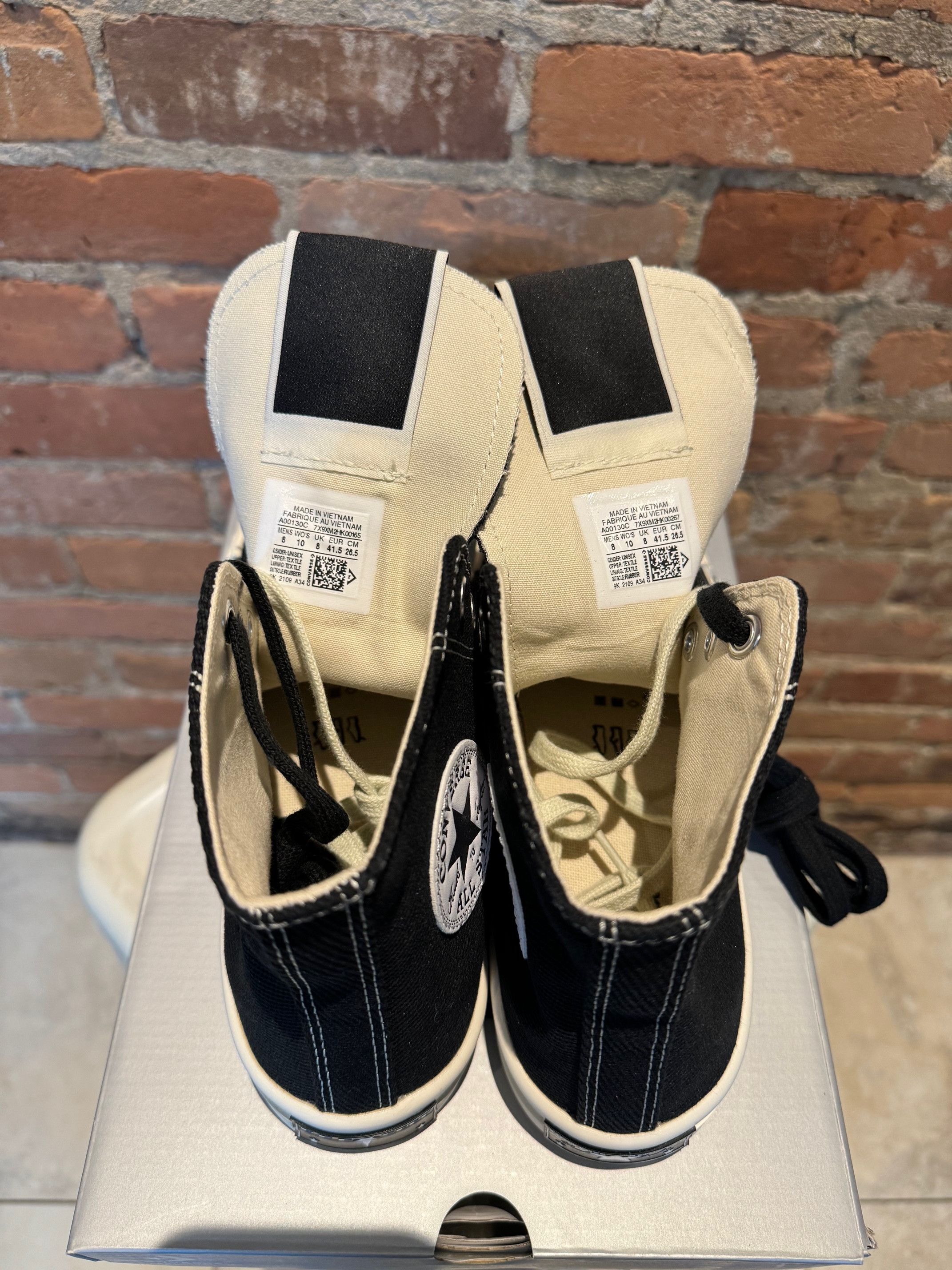 Converse × Rick Owens Drkshdw Rick Owens x Converse Chuck 70 DRKSTAR Size US 8 / EU 41 - 3 Thumbnail