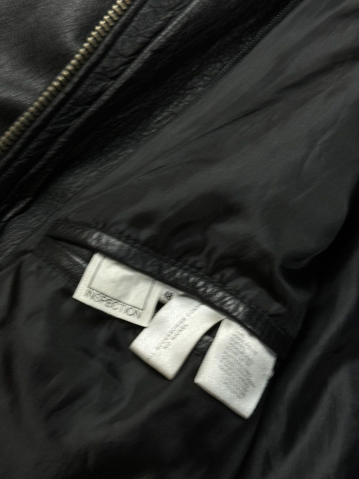 Vintage Vintage leather bomber jacket 90s original retro casual item Size US XL / EU 56 / 4 - 4 Thumbnail