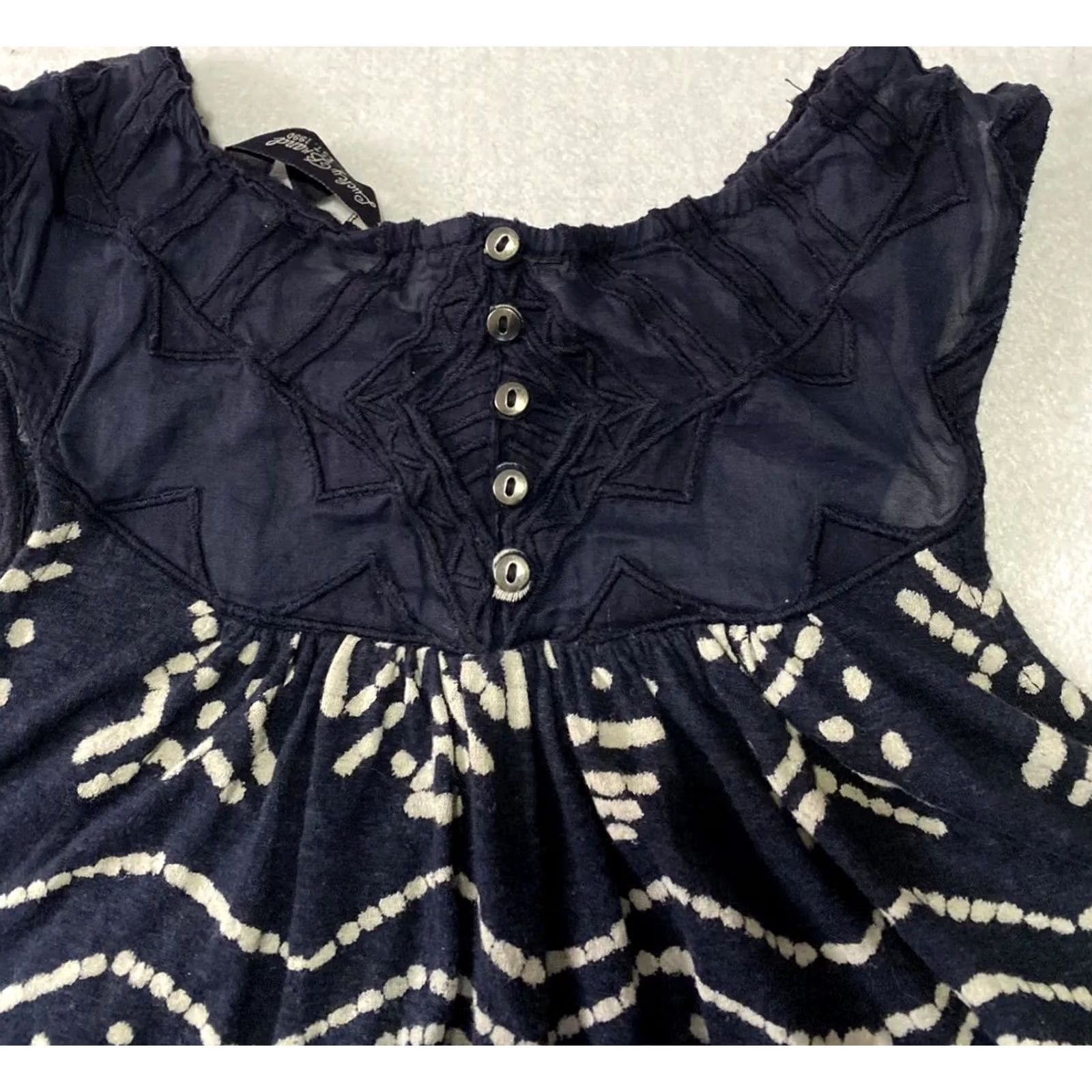Lucky Brand Lucky Brand Womens Cami Top Blouse Sleeveless Tank T-Shirt Blue L Regular Tunic Summer Mens? Women? Size L / US 10 / IT 46 - 8 Thumbnail