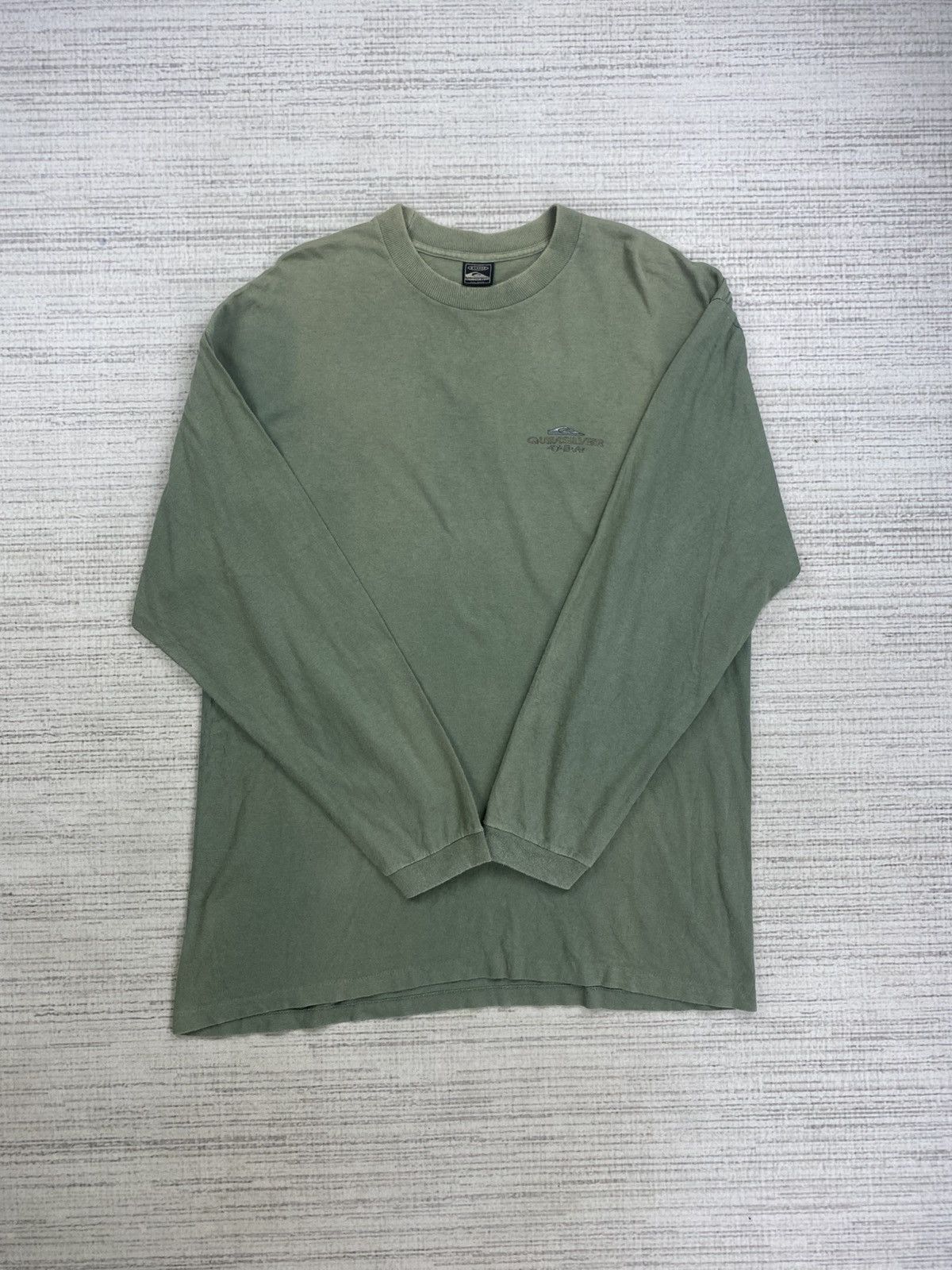 Quiksilver × Vintage Vintage Quicksilver Made In Usa Longsleeve Baggy Sweatshirt Size US L / EU 52-54 / 3 - 5 Thumbnail