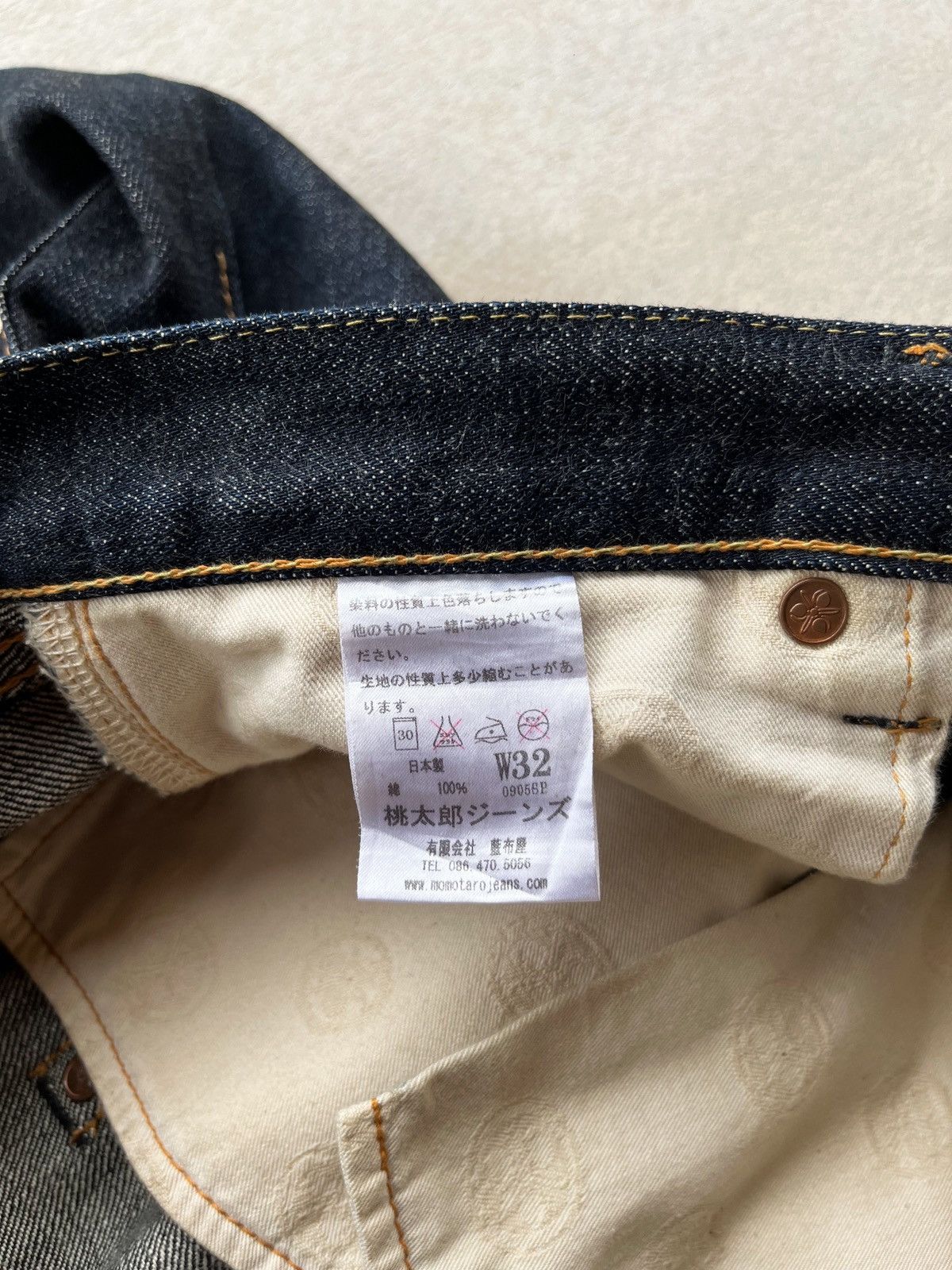 Momotaro Jeans Momotaro Japan Indigo Denim Oz Selvedge Jeans Size US 32 / EU 48 - 17 Thumbnail