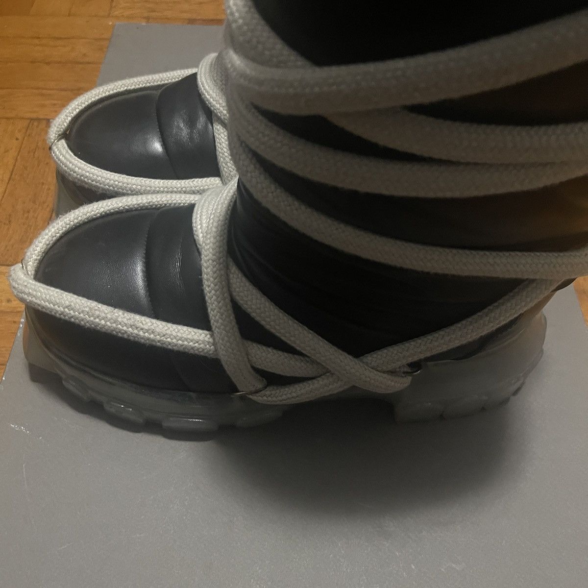 Rick Owens Rick Owens Lambskin Lunar Boots Size US 7 / EU 40 - 5 Thumbnail