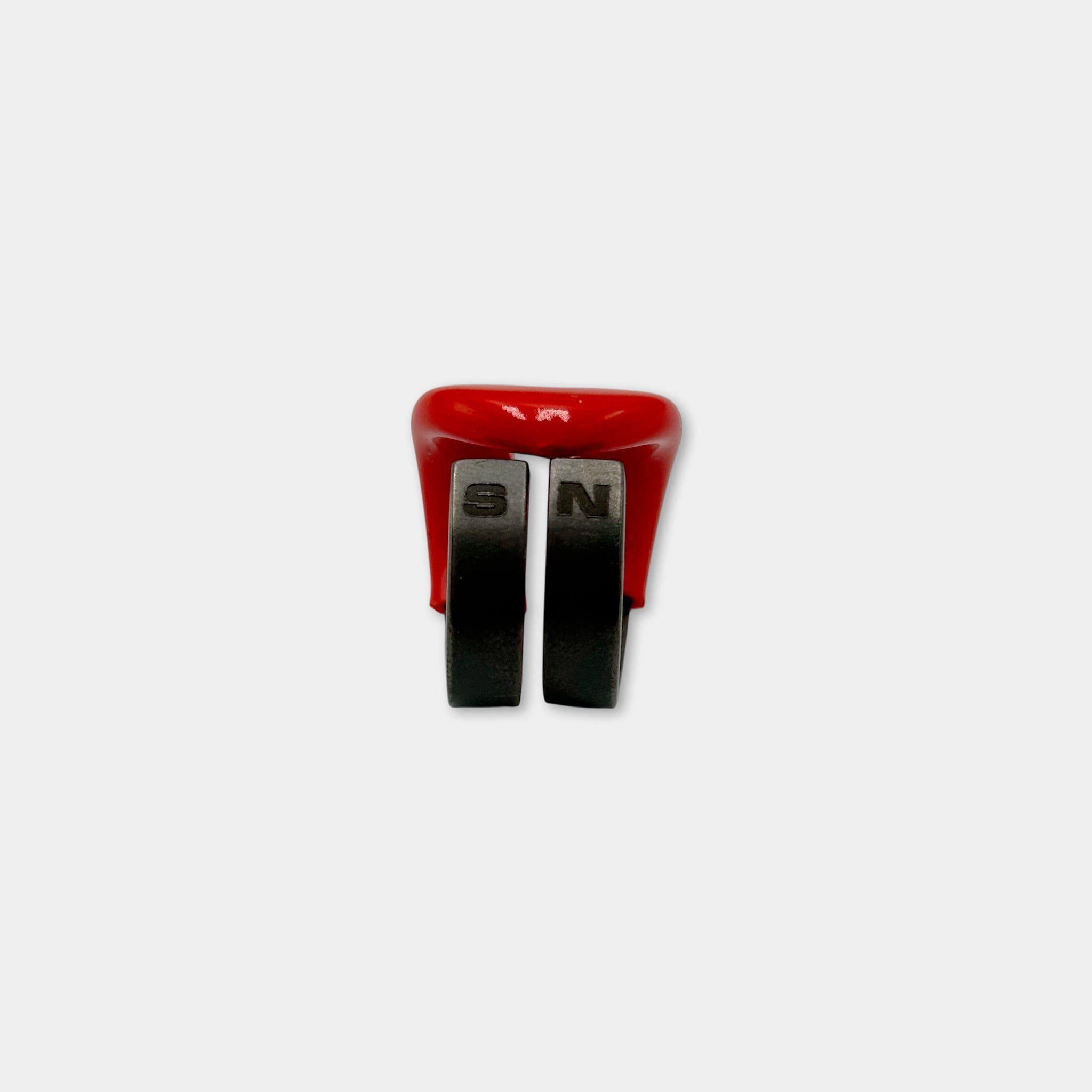 Maison Margiela Maison Martin Margiela MM11 Circular Ring Red Black Size ONE SIZE - 5 Thumbnail