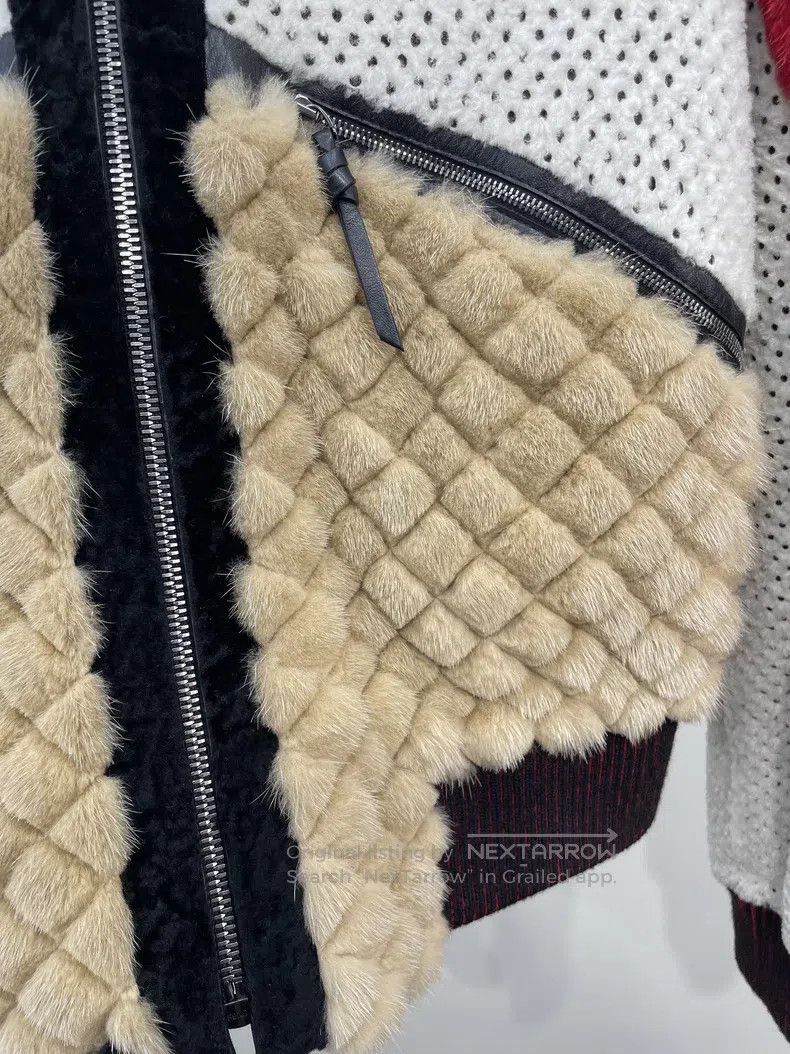 Fendi Fendi Heavyweight Patchwork Fur Blazer Jacket Size XS / US 0-2 / IT 36-38 - 4 Thumbnail