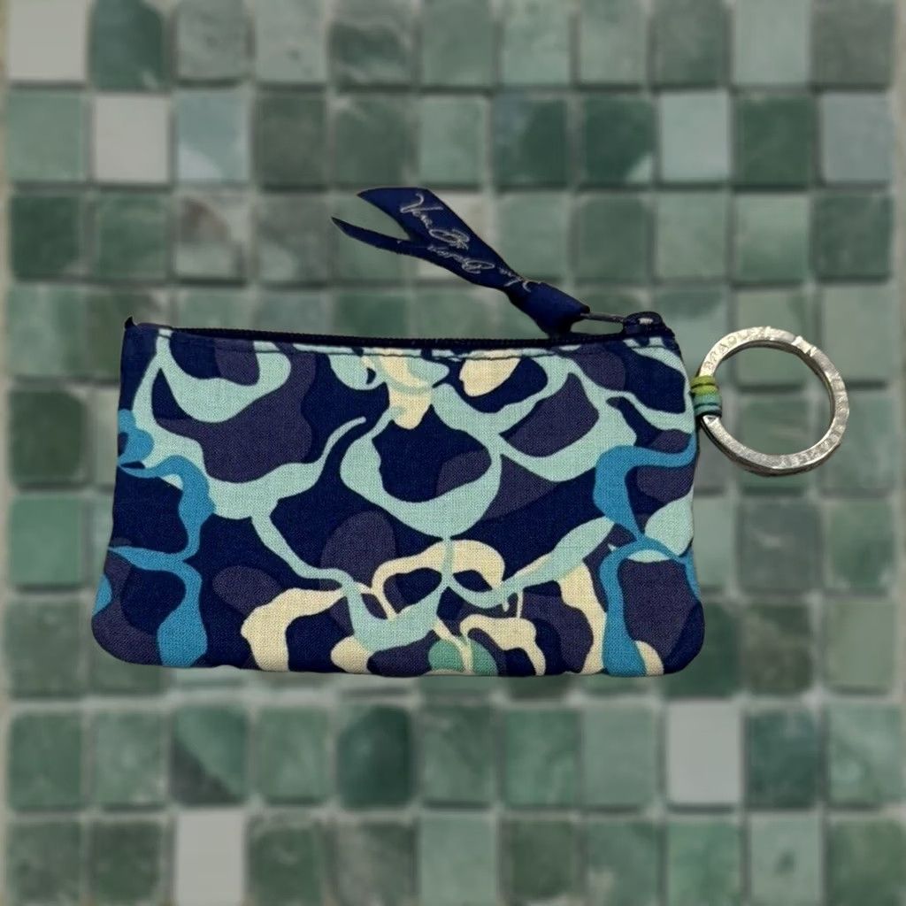 Vera Bradley Vera Bradley Blue Katalina Blues Zip ID Case Women One Size Size ONE SIZE - 1 Thumbnail