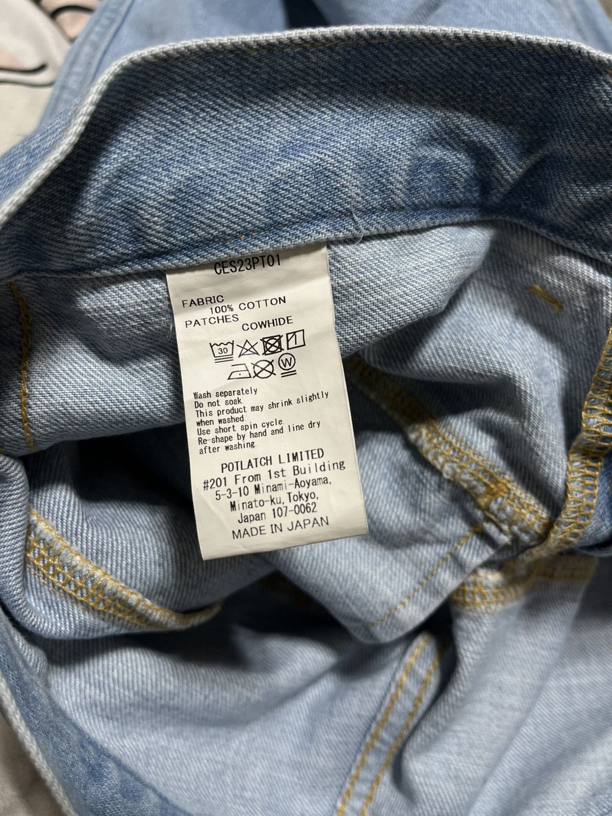 Cav Empt CAV EMPT SPLIT DESIGN WASHED DENIM PANTS Size US 30 / EU 46 - 9 Thumbnail