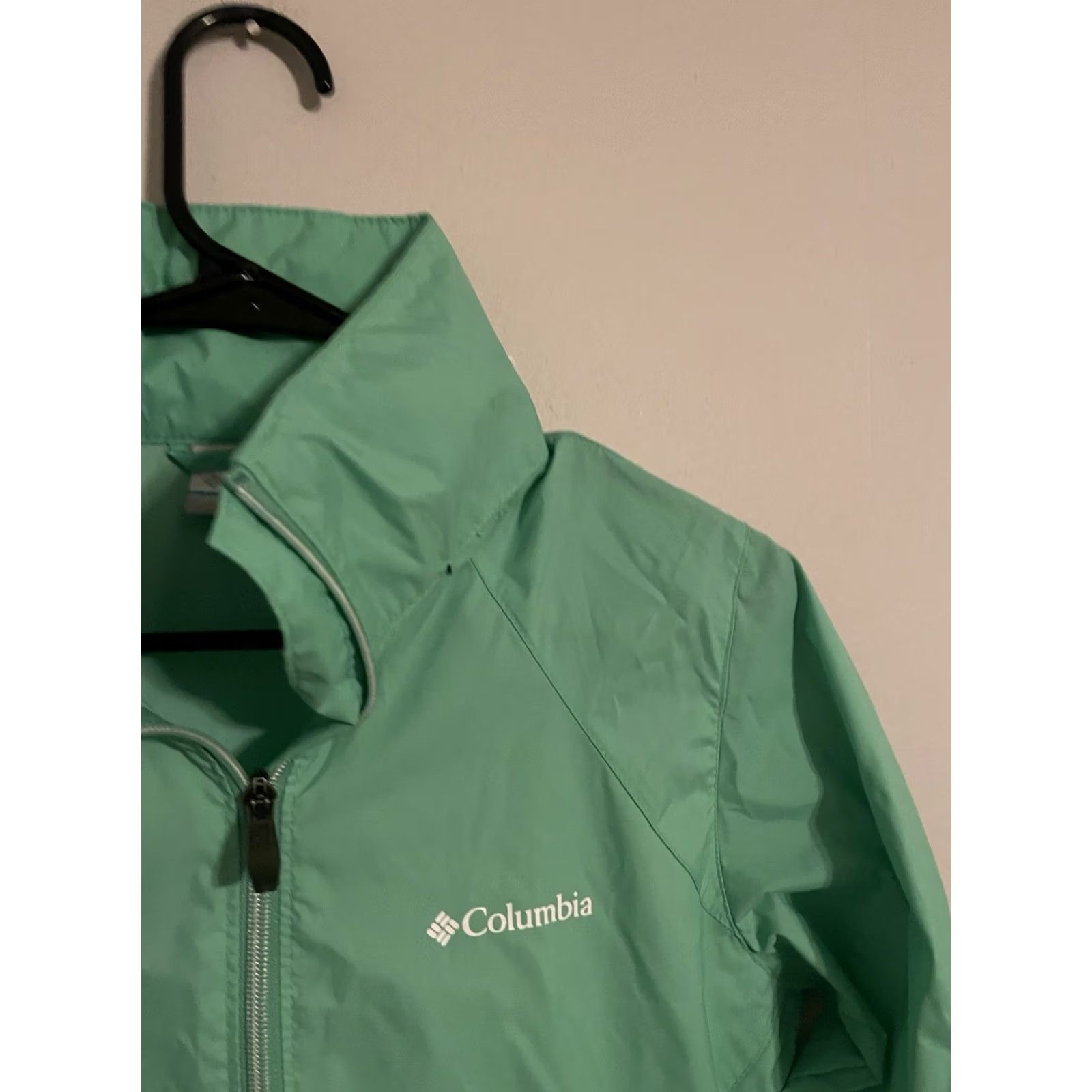 Rains Columbia Switchback III Windbreaker Jacket Light Jade Green Women's Small Size S / US 4 / IT 40 - 2 Thumbnail
