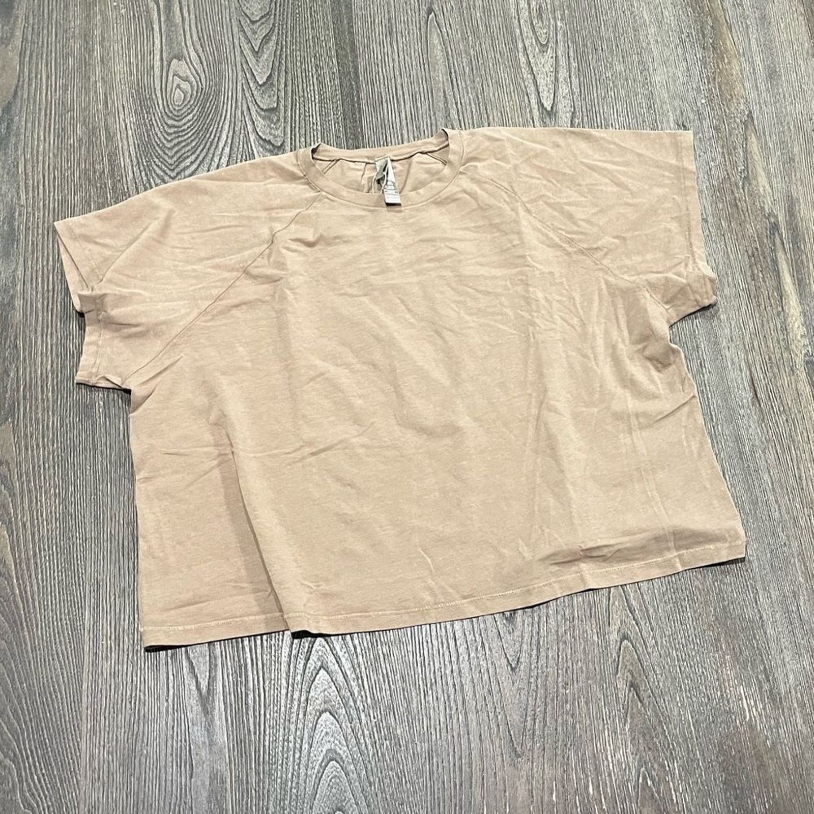 SKIMS NWT Skims New Vintage Cropped Raglan T-Shirt Desert 4X Size 4XL / US 24-26 - 1 Thumbnail