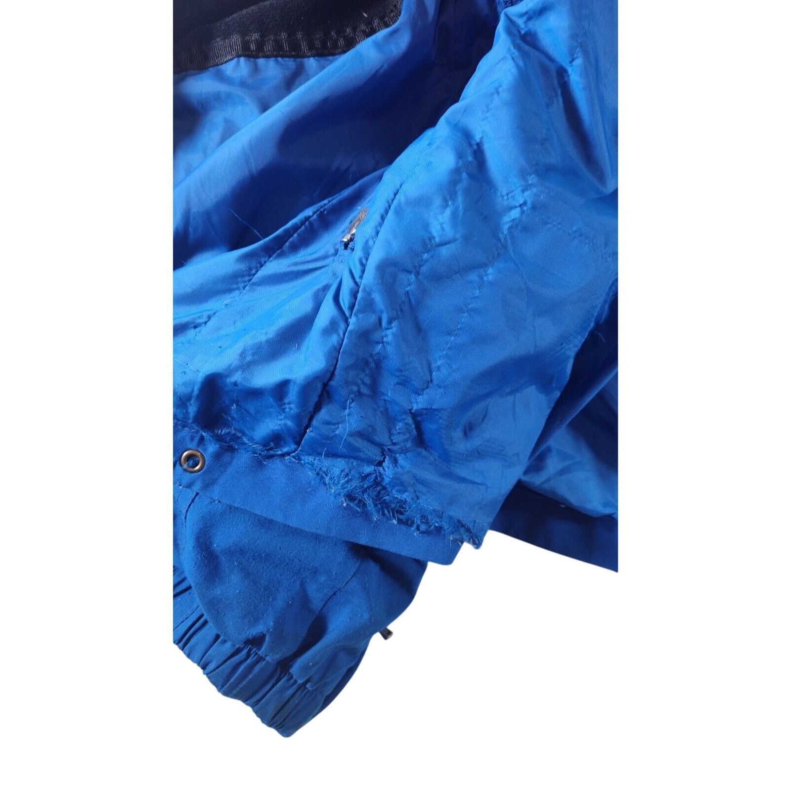 Nike VTG Kansas Jayhawks Team Nike Jacket Men’s L Blue Made USA Size US L / EU 52-54 / 3 - 7 Thumbnail