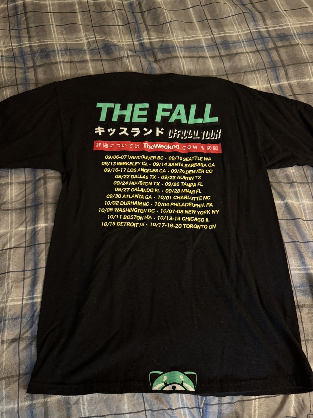 The Weeknd THE WEEKND OG KISS LAND THE FALL TOUR OFFICIAL ISSUE CONCERT Size US M / EU 48-50 / 2 - 6 Thumbnail