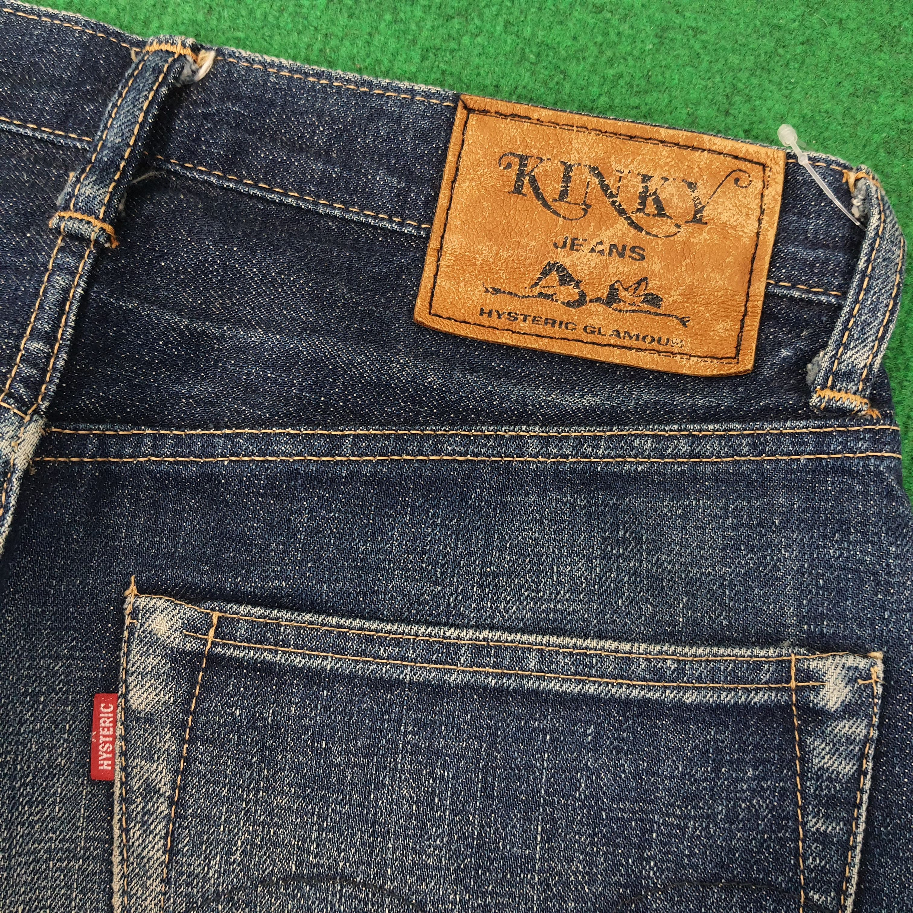 Hysteric Glamour Vintage Hysteric Glamour Selvedge Custom Logo Jeans C265N25 Size US 27 - 3 Thumbnail