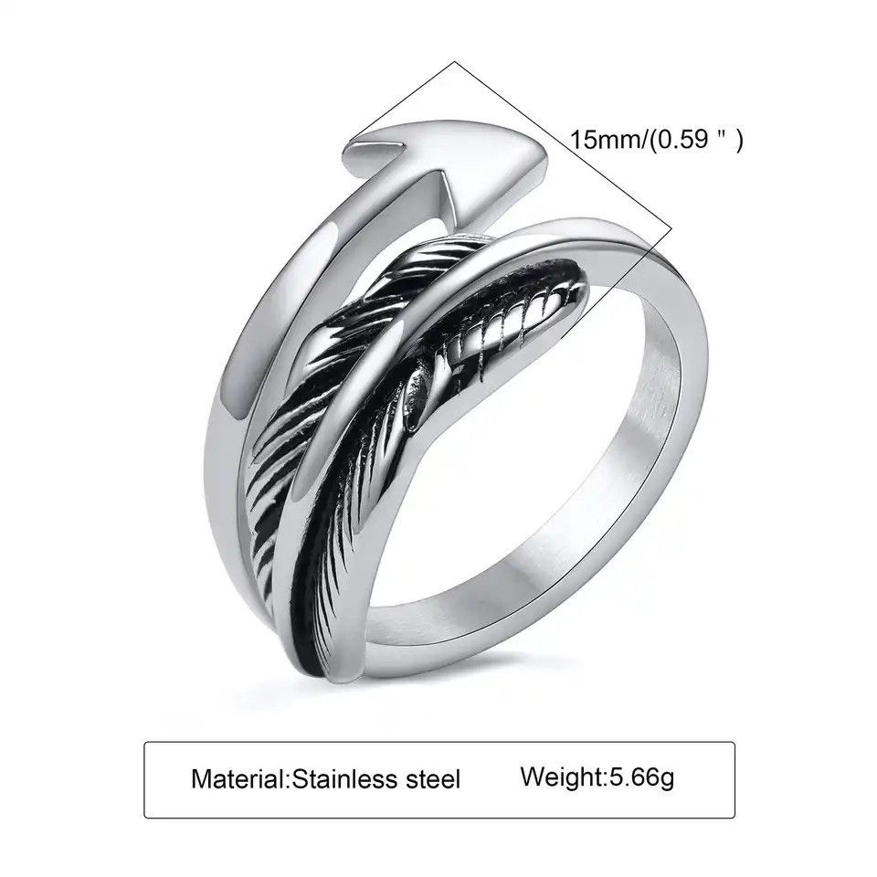 Arrow × Vintage Arrow Shaped Ring Size ONE SIZE - 2 Thumbnail
