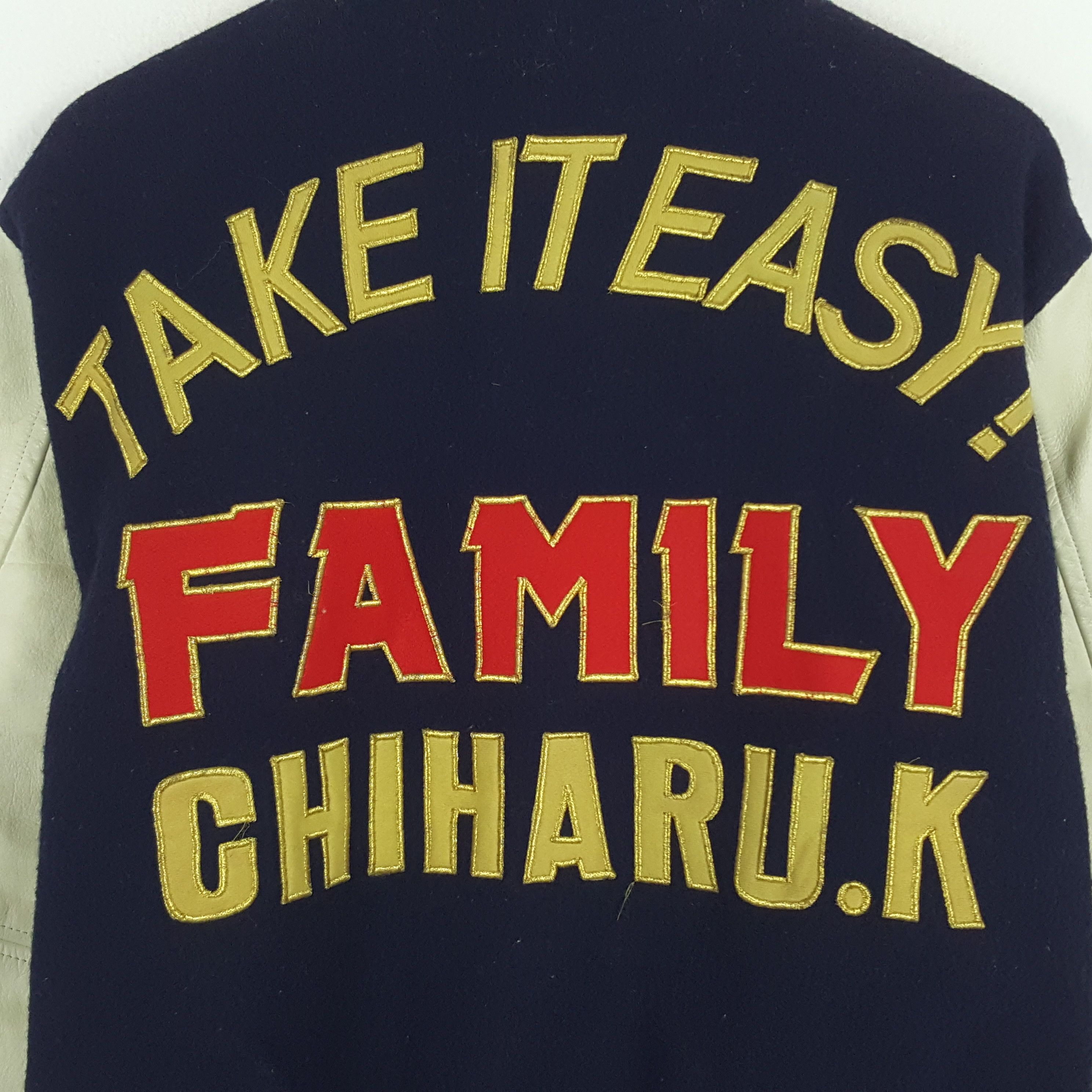 Daytona × Japanese Brand × Vintage Vintage Daytona Family Chiharu.K Varsity Jacket Size US L / EU 52-54 / 3 - 2 Thumbnail