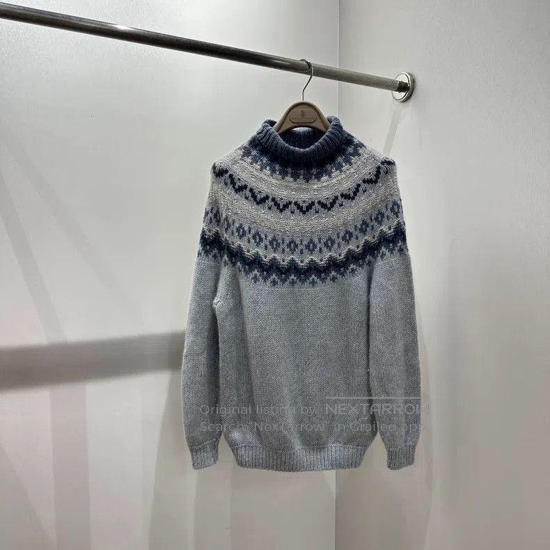 Loro Piana Loro Piana Fair Isle Cashmere Size S / US 4 / IT 40 - 1 Thumbnail