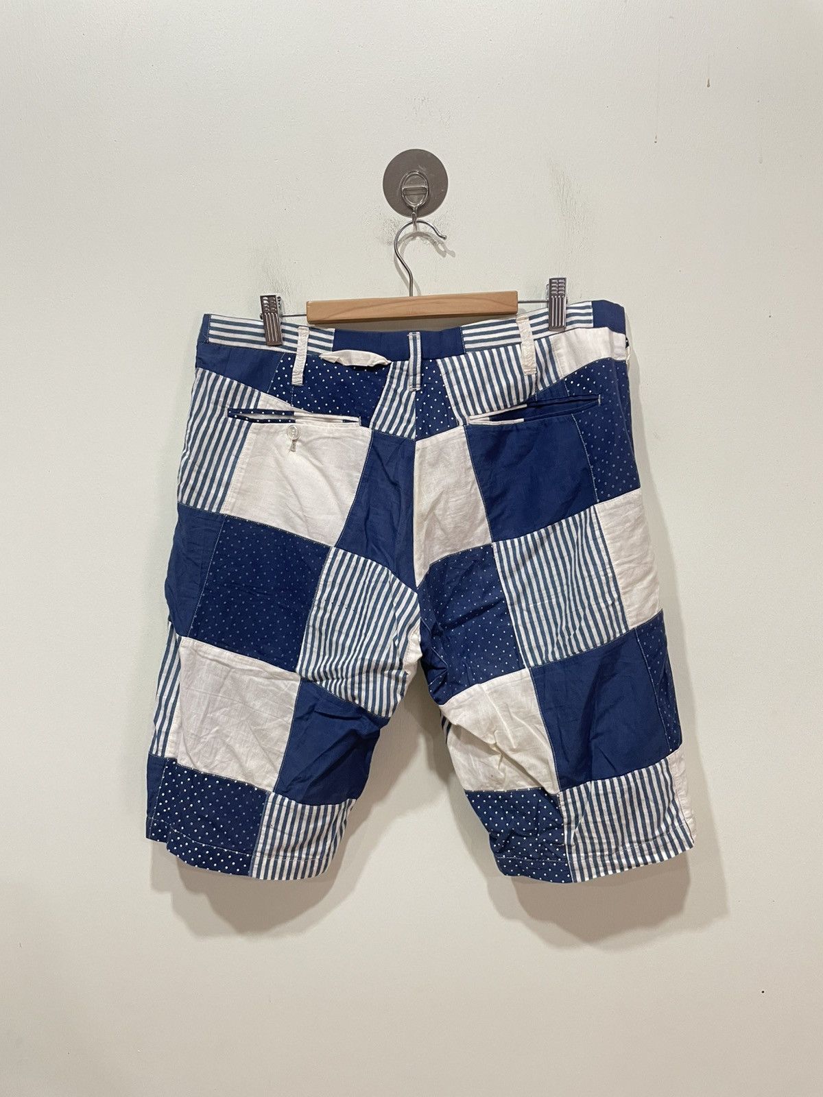Blue Blue Japan Blue/blue patcwork shorts Size US 34 / EU 50 - 2 Thumbnail