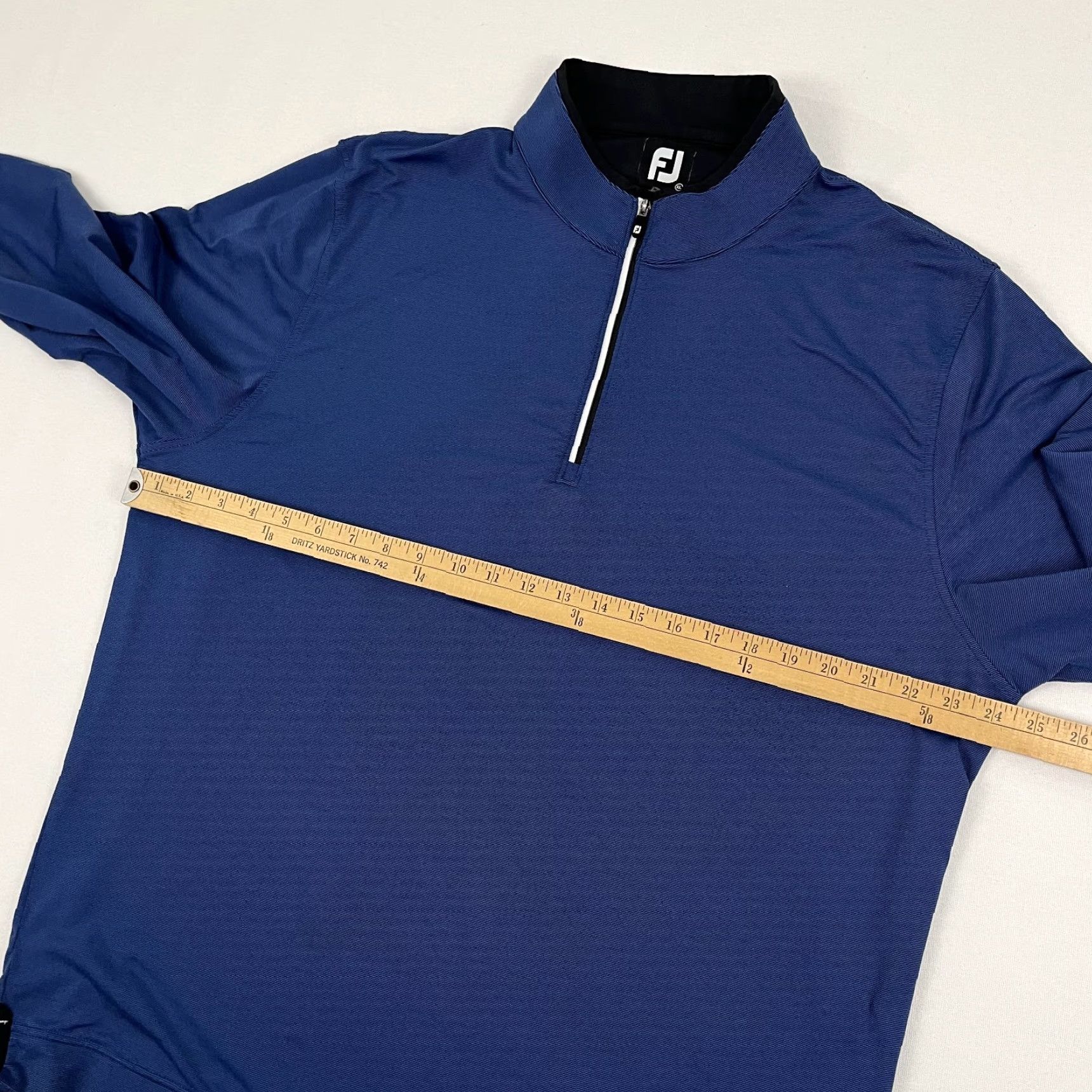 Footjoy VINTAGE FootJoy Pullover Shirt Men XL Blue 1/4 Zip Golf Preppy Athletic Performance Sports Mens Size US XL / EU 56 / 4 - 4 Thumbnail