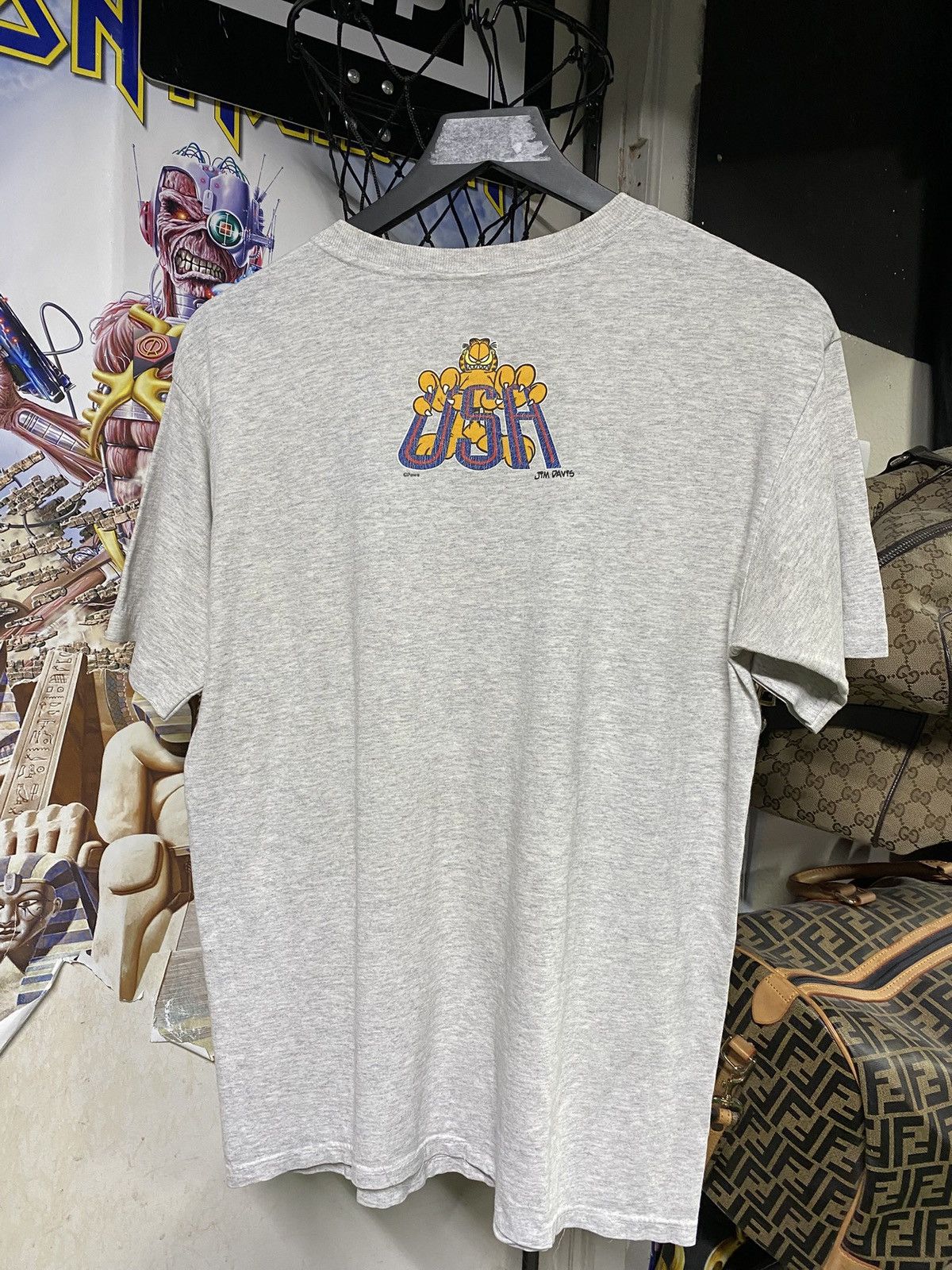 Vintage × Warner Bros Vintage 90’s Garfield Cartoon Tee Shirt Medium Size US M / EU 48-50 / 2 - 6 Thumbnail