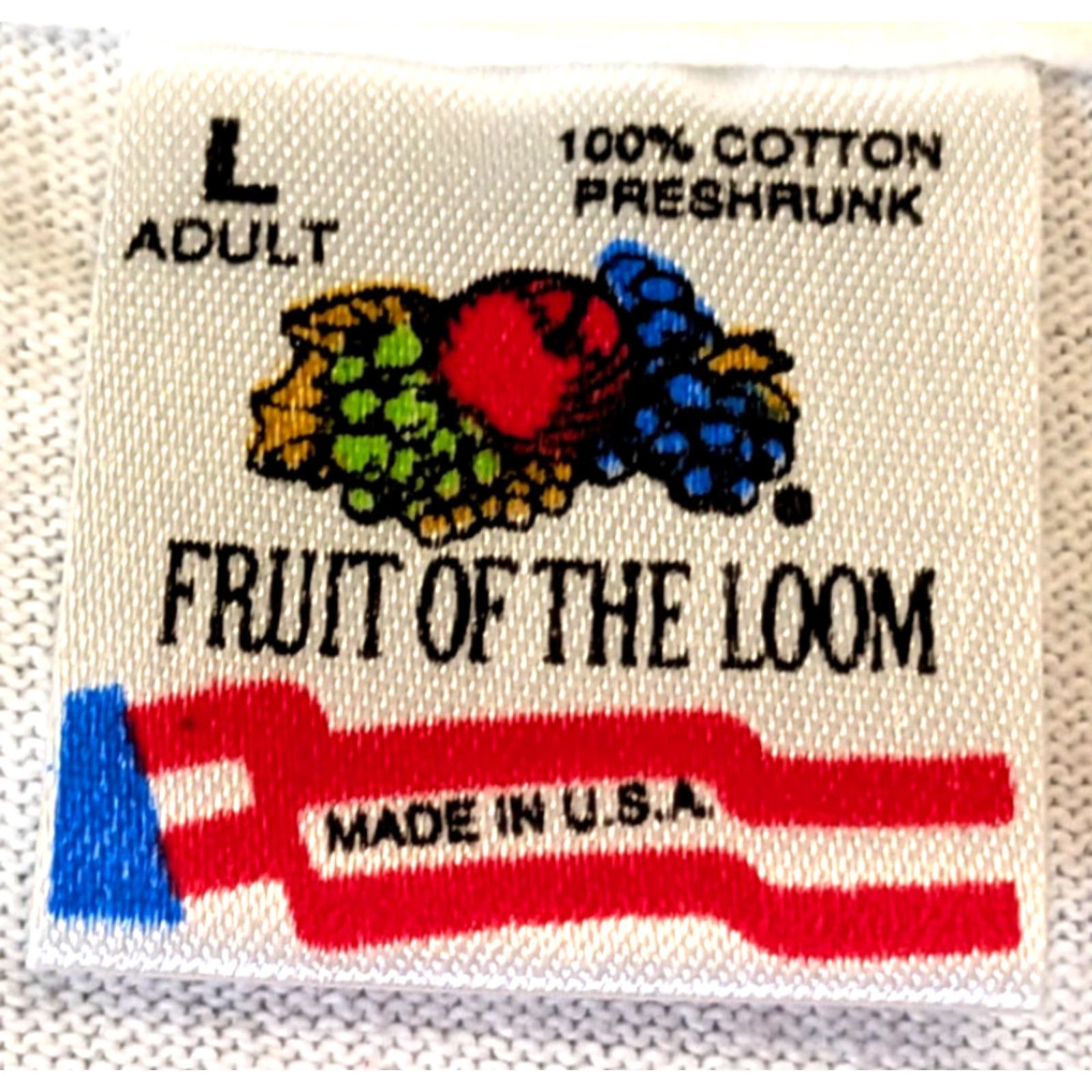 Fruit Of The Loom VINTAGE Fruit of the Loom L Mayville Wisconsin License Plate White T-Shirt USA Shirt Mens Size US L / EU 52-54 / 3 - 2 Thumbnail
