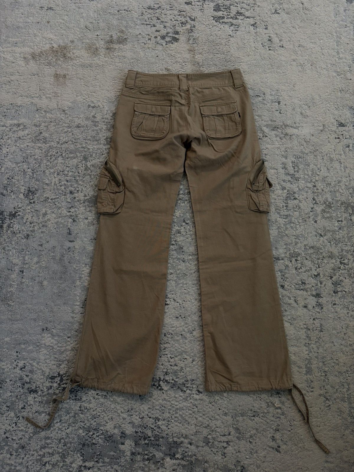 Japanese Brand Kiss Mark - Flared Cargo Pants Size US 28 / EU 44 - 7 Thumbnail