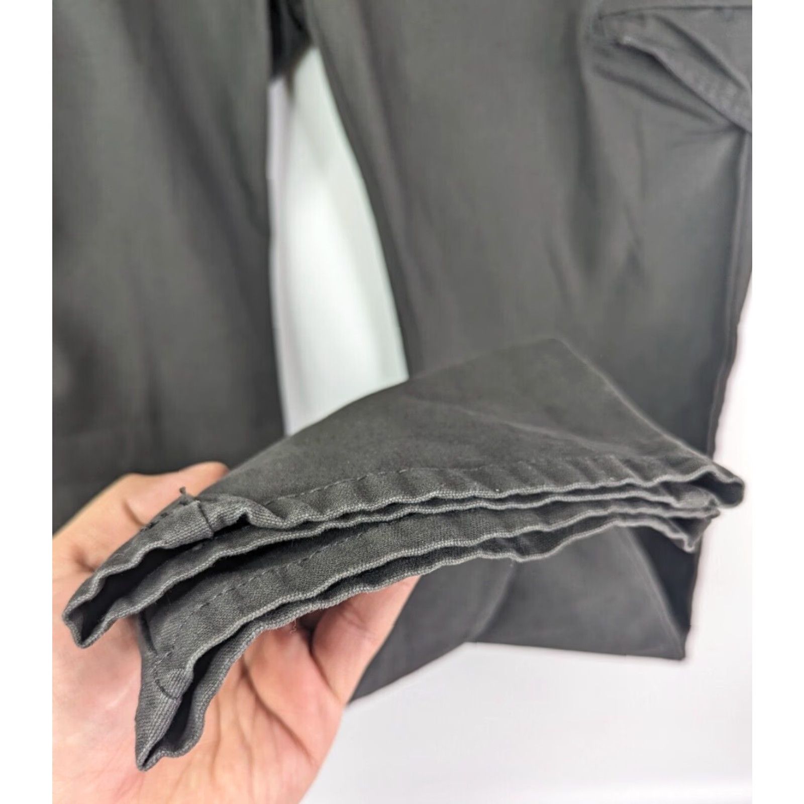 Denime MBX Denim Wear Cargo Pants Straight Leg 34x32 Grey Solid Mens Pants Regular Denim MBX Cargo 34 32 Gray Dark? Size US 34 / EU 50 - 3 Thumbnail