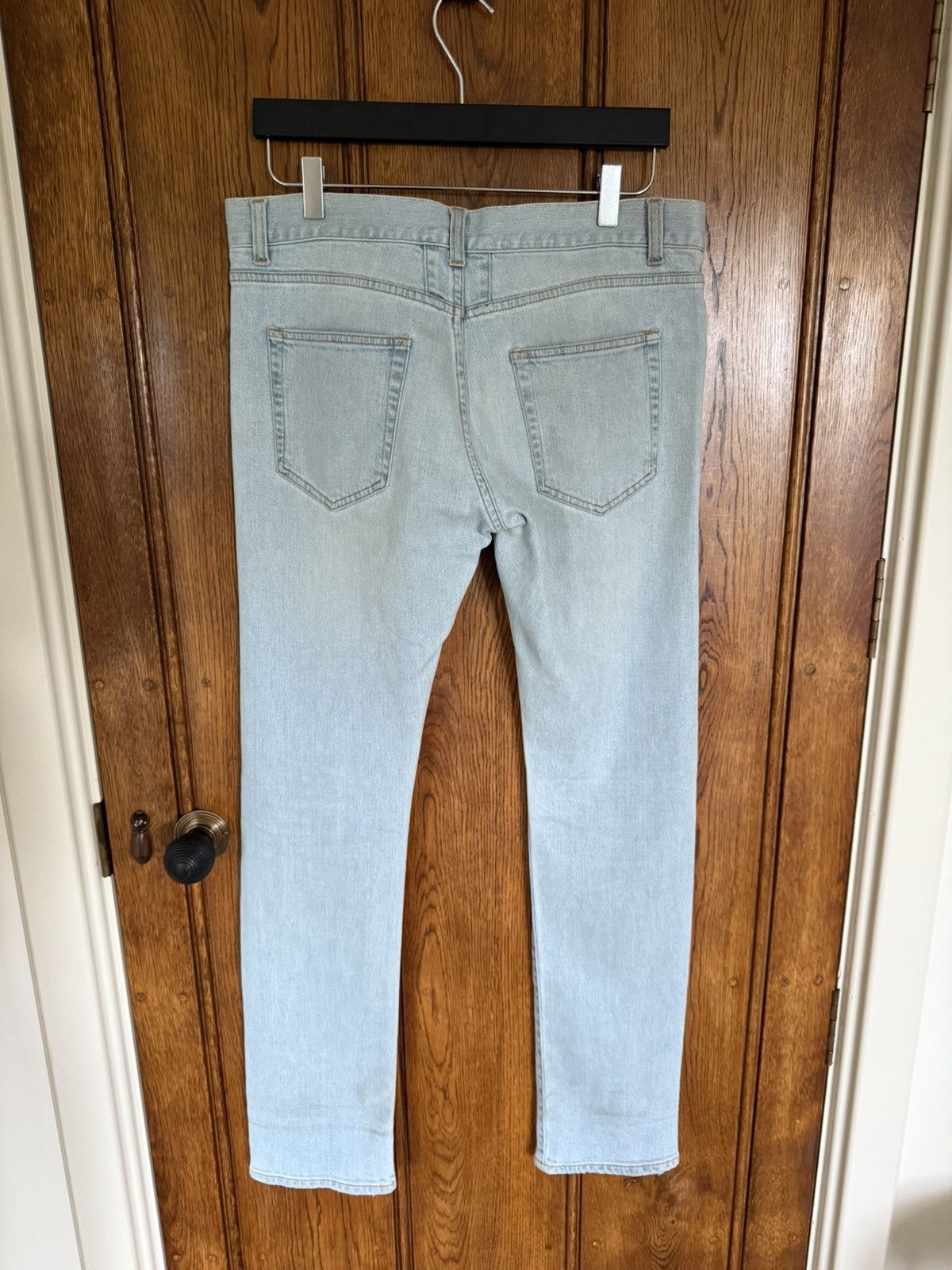 Saint Laurent Paris SS14 Saint Laurent light wash denim jeans Hedi Slimane 31 Size US 31 - 19 Thumbnail