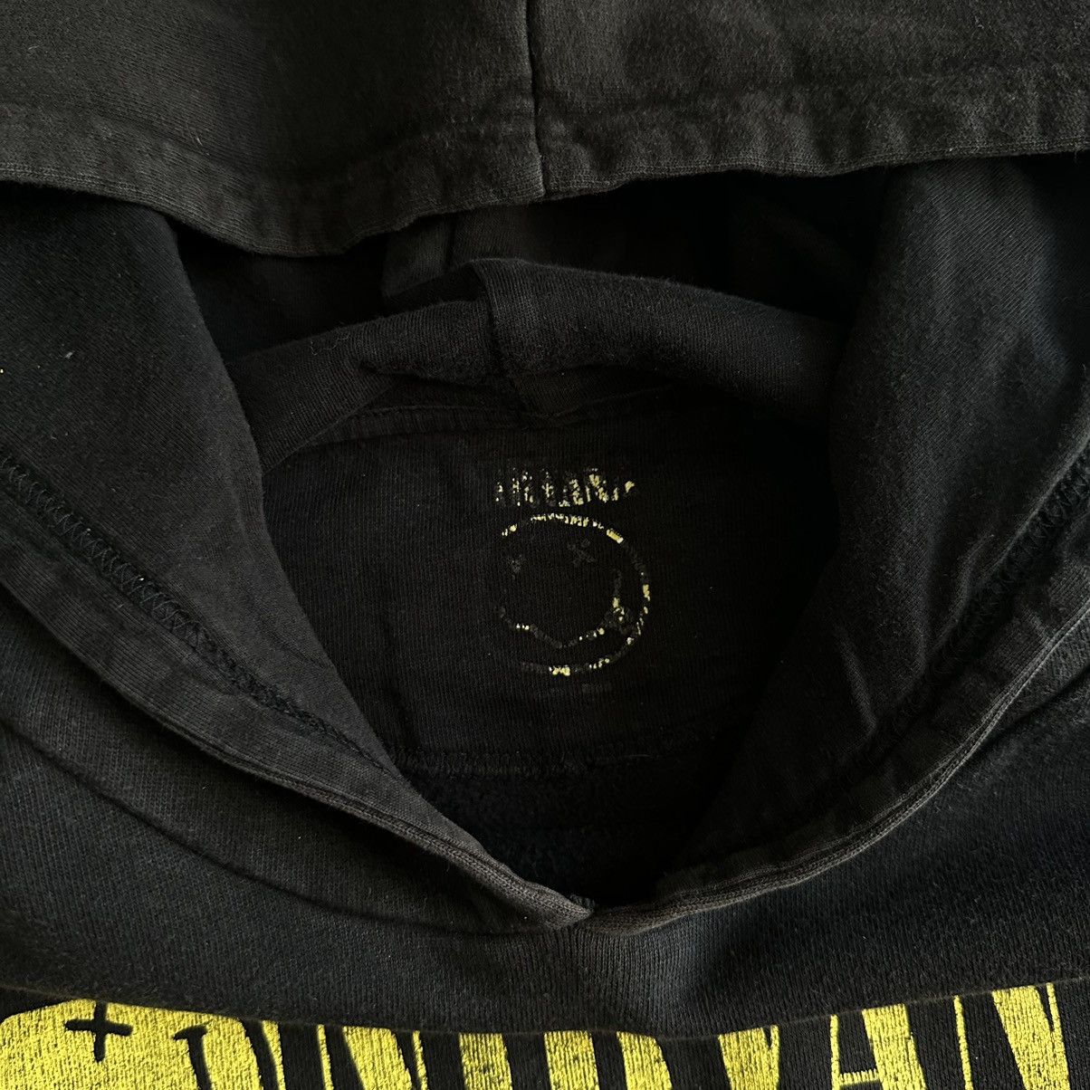 Nirvana × Vintage Vintage Nirvana Hoodie Big Logo Band Rock Y2K 00s Size M / US 6-8 / IT 42-44 - 6 Thumbnail