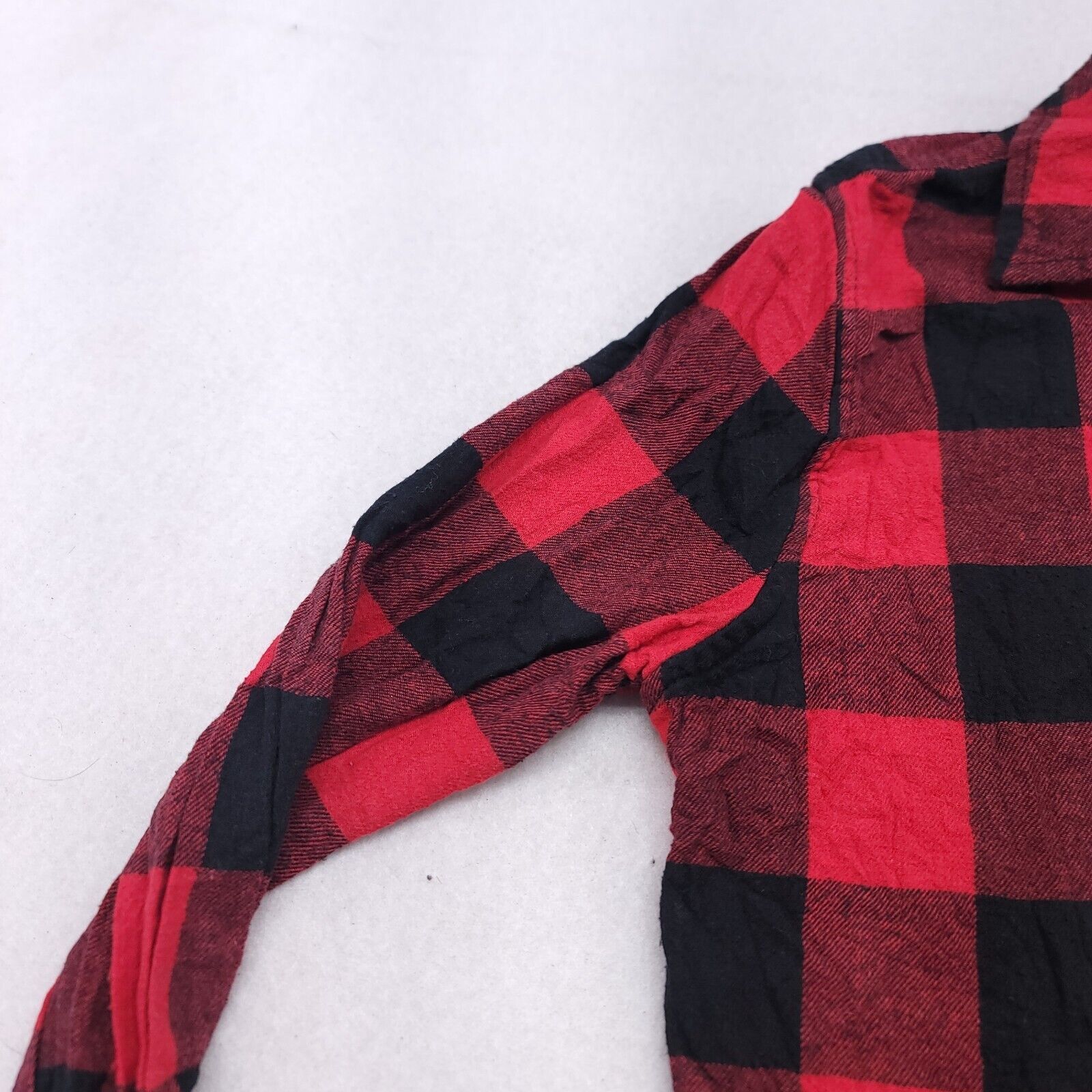 Aeropostale Aeropostale Buffalo Check Flannel Shirt Womens Size XS Red Size XS / US 0-2 / IT 36-38 - 4 Thumbnail