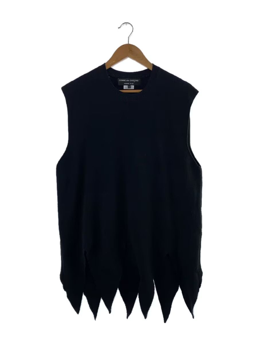 Comme des Garcons × Comme des Garcons Homme Plus SS23 Spike Hem Knit Sweater Vest Size US L / EU 52-54 / 3 - 1 Thumbnail