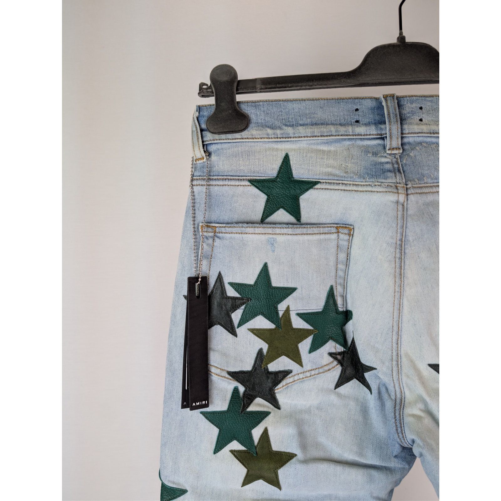 Amiri o1rshd1 Chemist Jean Denim Jeans in Light Indigo Size US 32 / EU 48 - 16 Thumbnail