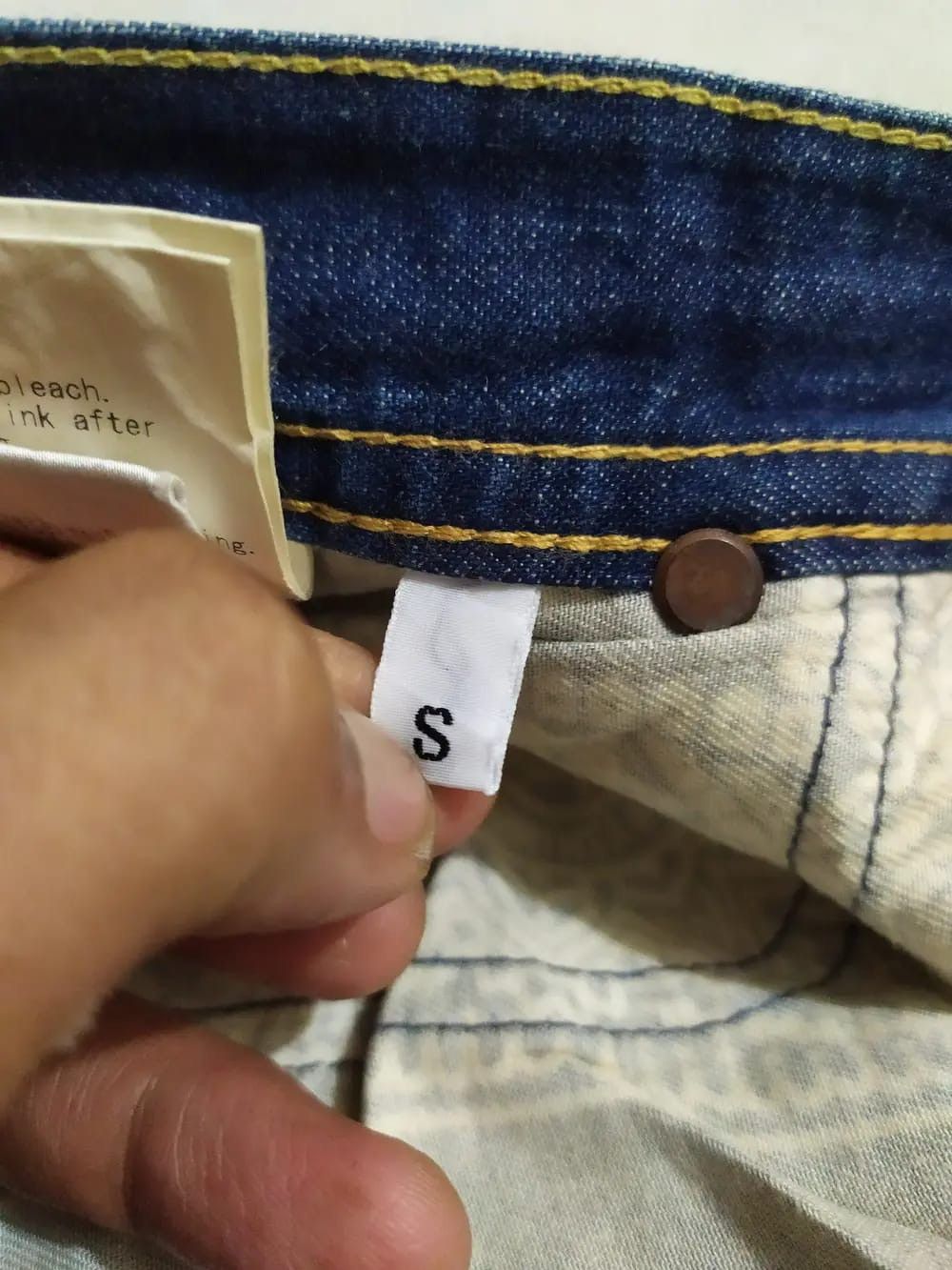 Bape Bape Trashed Carpenter Denim Size US 31 - 12 Thumbnail