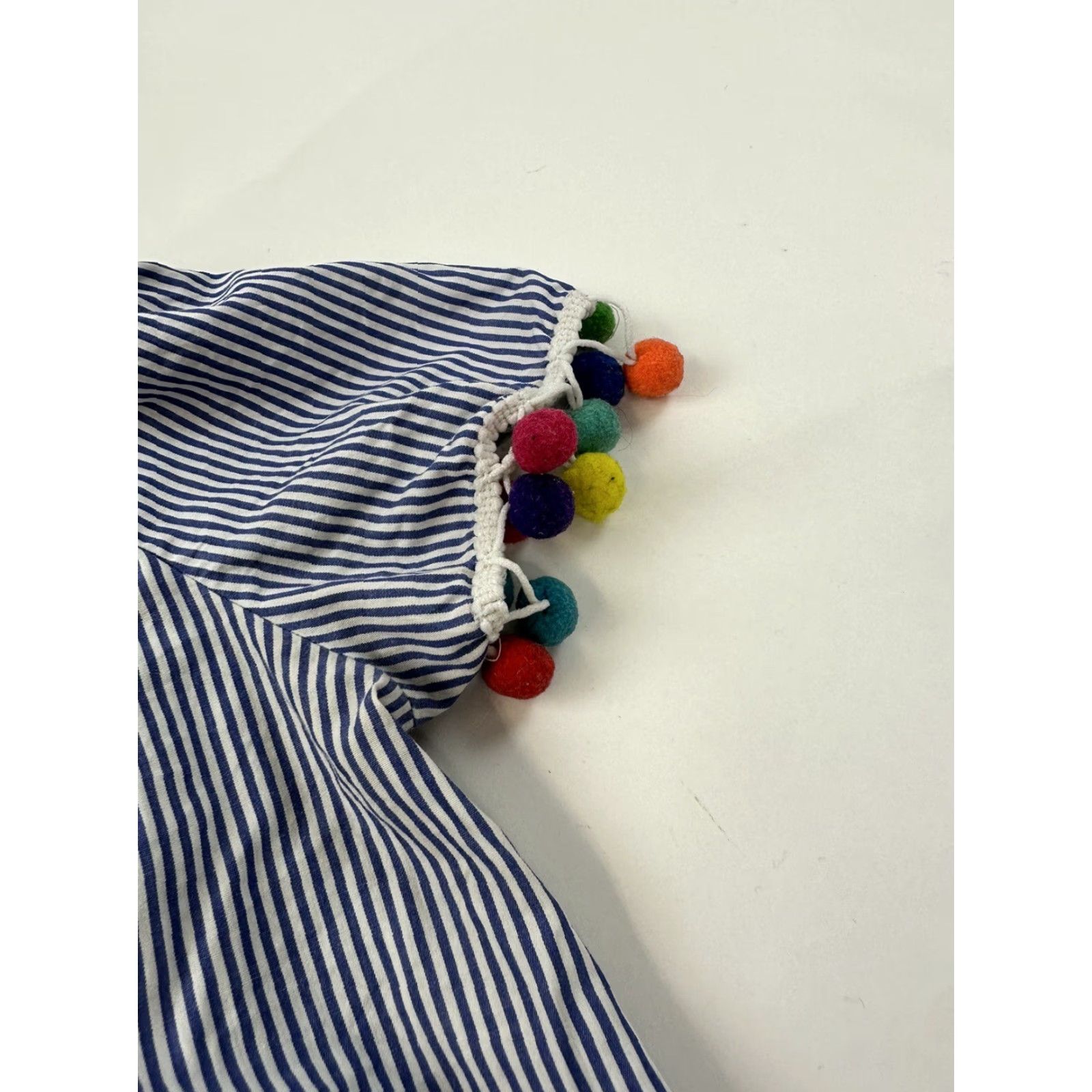 Zara Zara Blouse Women’s Small Striped Off The Shoulder Size S / US 4 / IT 40 - 4 Thumbnail
