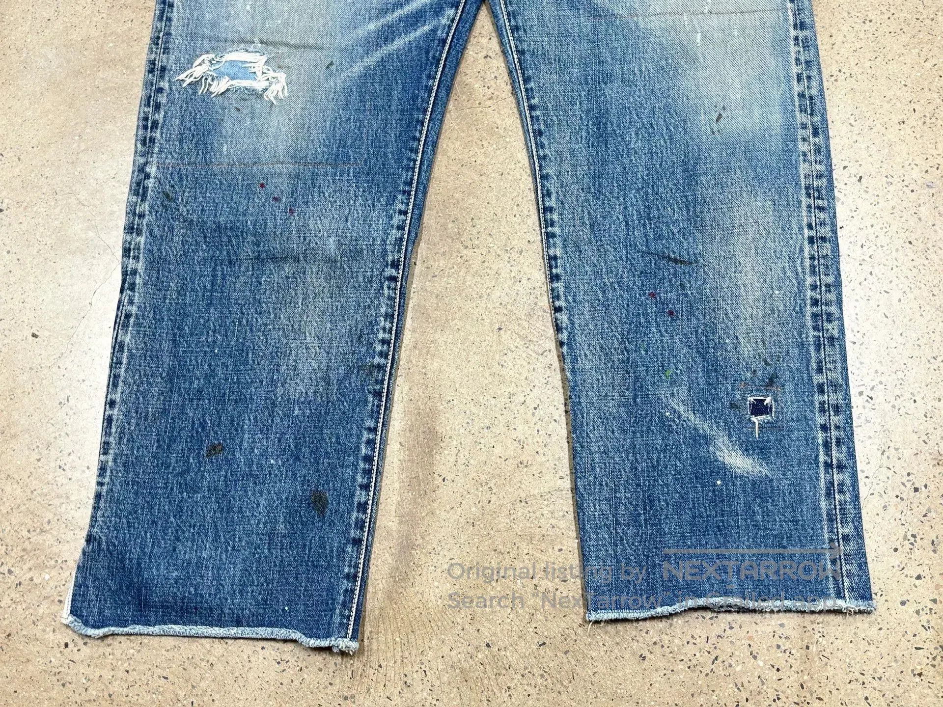 Visvim Visvim 19SS Journeyman Tacked Crash Denim Pants. Size US 34 / EU 50 - 6 Thumbnail