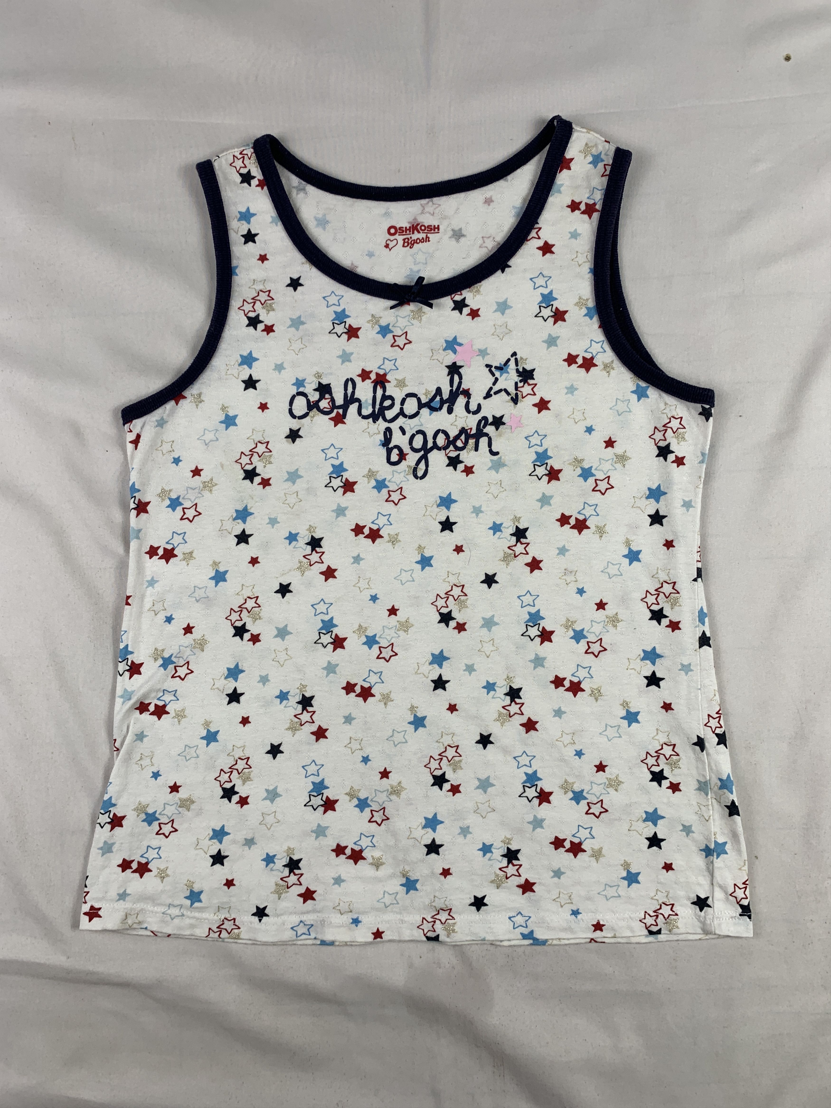 Oshkosh OshKosh B'gosh White Stars Ringer Baby Tee (XS) Size XS / US 0-2 / IT 36-38 - 1 Thumbnail
