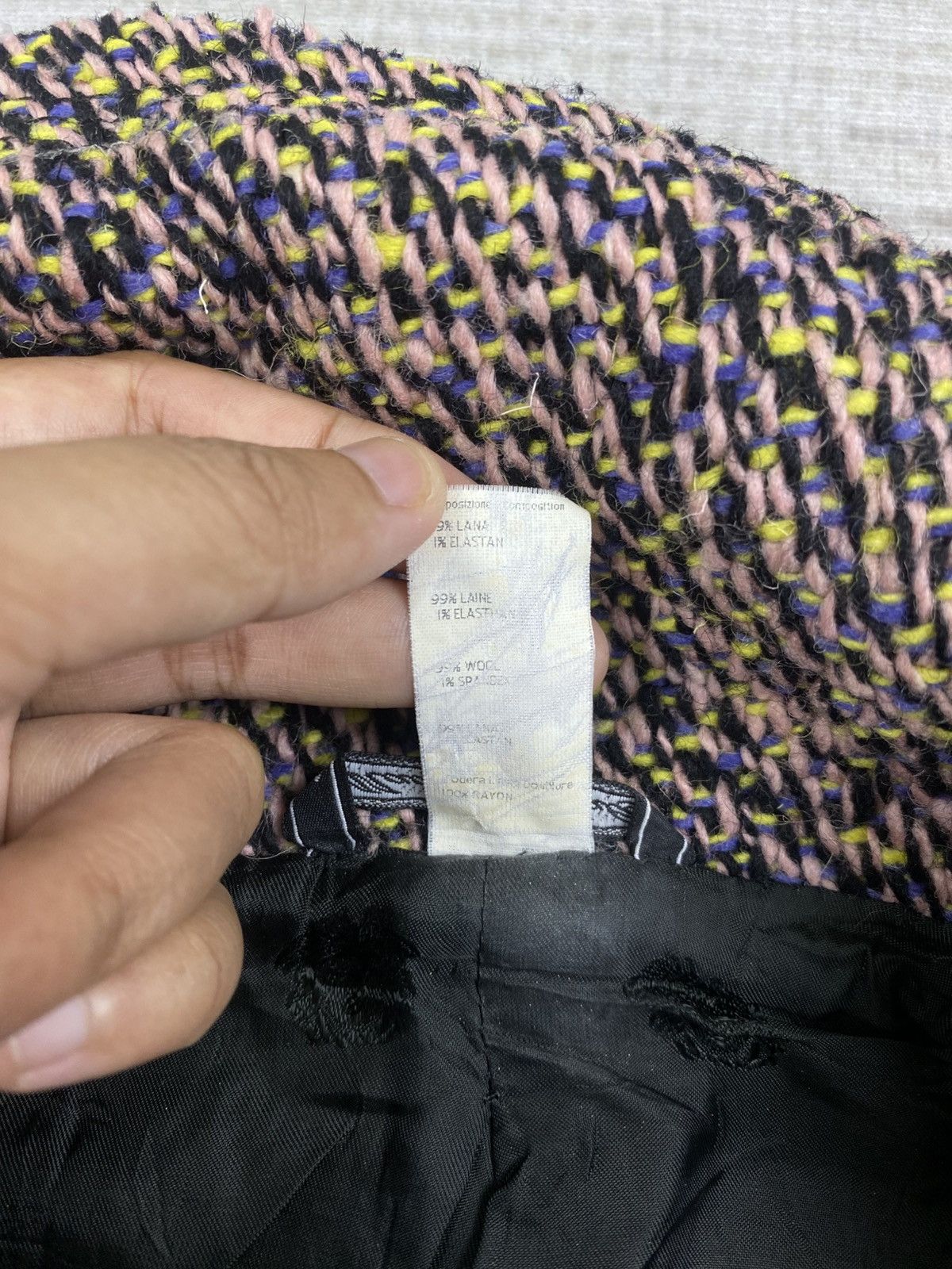 Versace 🔥RARE Vintage Gianni Versace Asymmetrical Knit Jacket Size US S / EU 44-46 / 1 - 13 Thumbnail