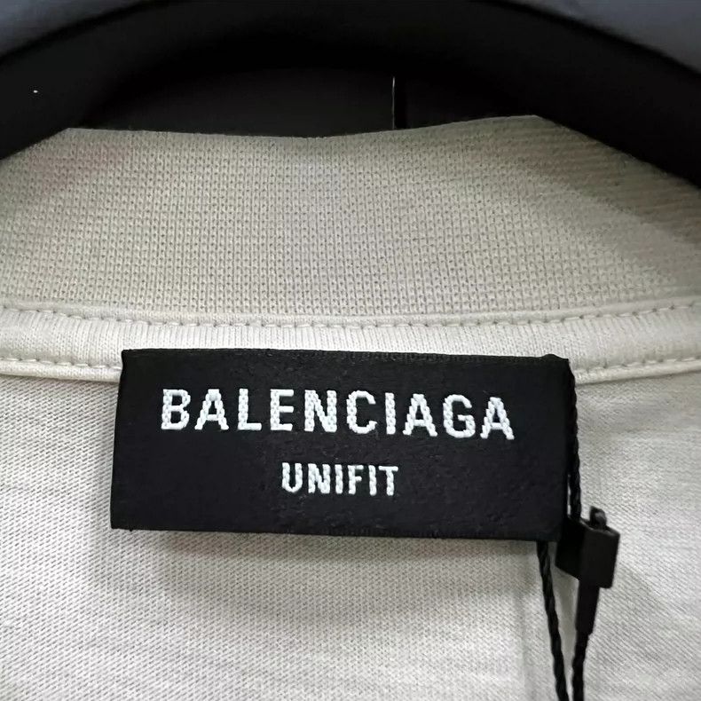 Balenciaga Balenciaga Back Small Logo Short Sleeve Size US L / EU 52-54 / 3 - 3 Thumbnail