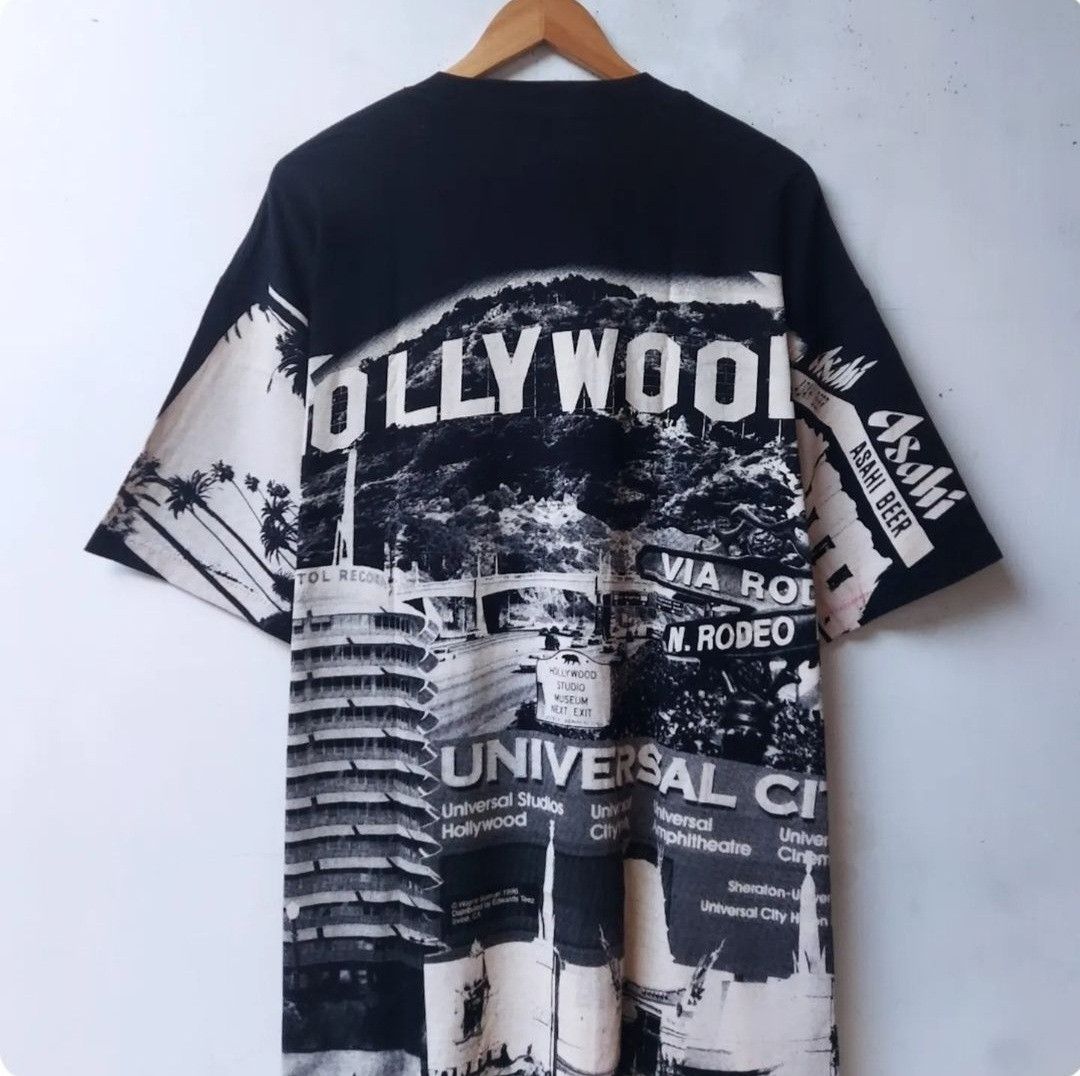 Vintage Vintage 90's Hollywood Wayne Samuel 1996 Allover Print Size US XL / EU 56 / 4 - 4 Thumbnail