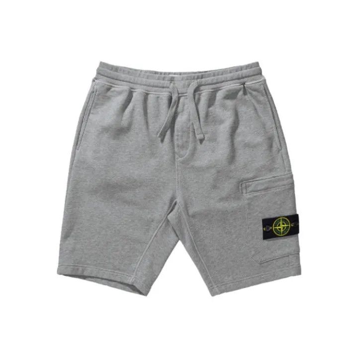 Stone Island Stone Island Gray Drawstring Sports Shorts Size US 36 / EU 52 - 1 Thumbnail
