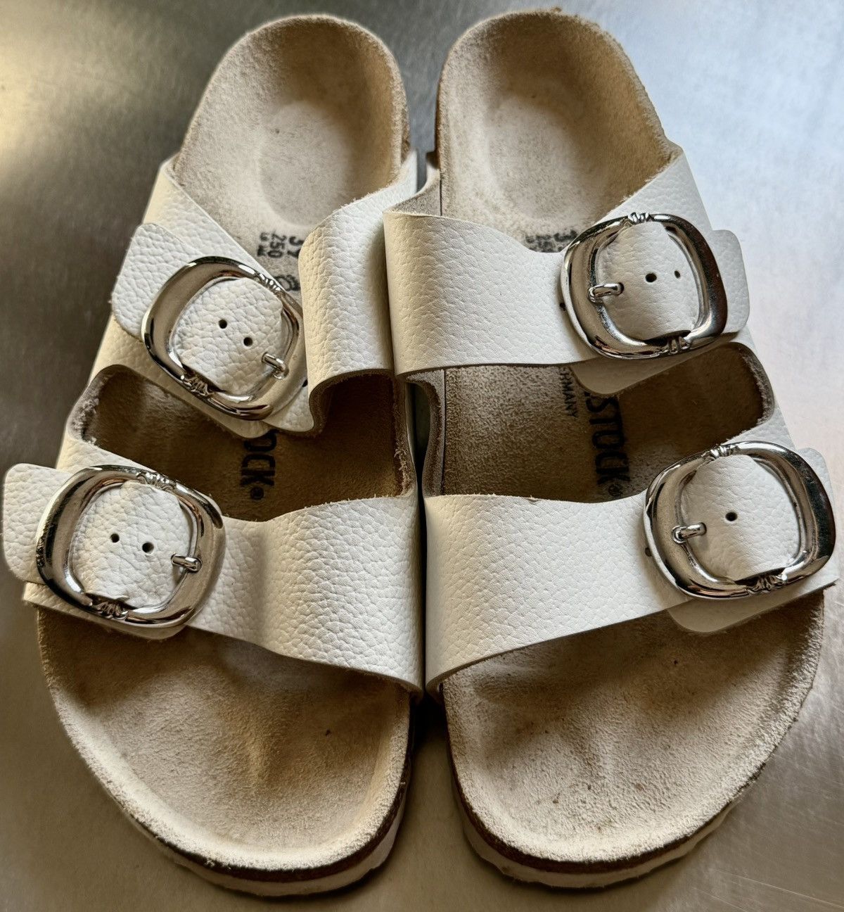 Chrome Hearts Chrome Hearts - Birkenstock Arizona - Leather Sandals Size US 7 / EU 40 - 2 Thumbnail