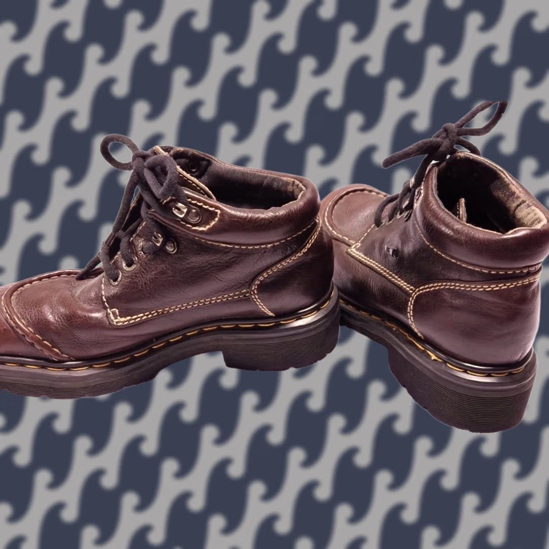 Dr. Martens VINTAGE Dr Martens 8275 Brown Leather Boots Men’s Size 8 US 6 UK Brown England Combat Lace Up Round Toe Leather Outsole 2004 Mens Size US 6 / EU 39 - 1 Thumbnail