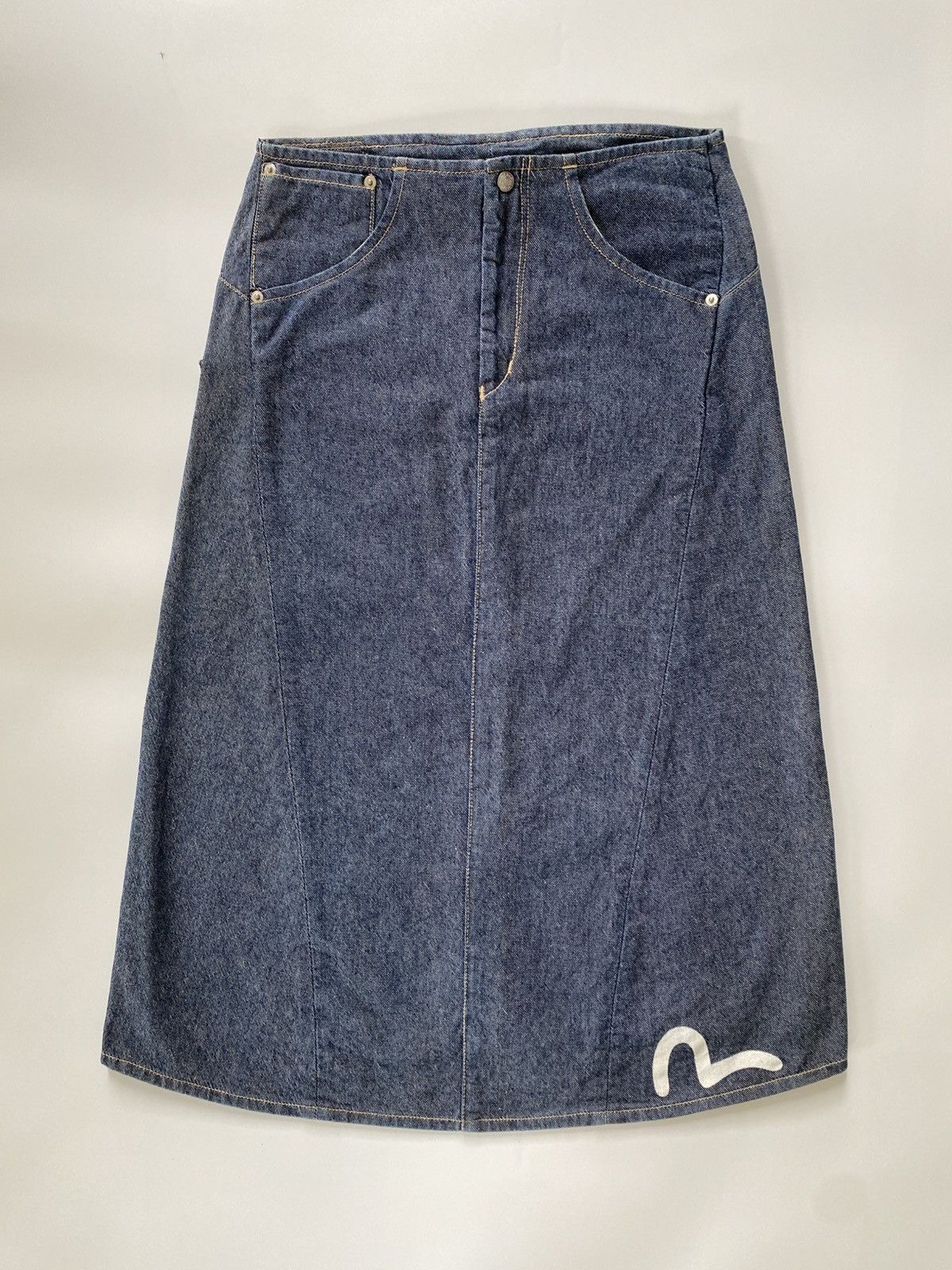 Evisu Evisu denim skirt Made in japan Size 29" - 1 Thumbnail